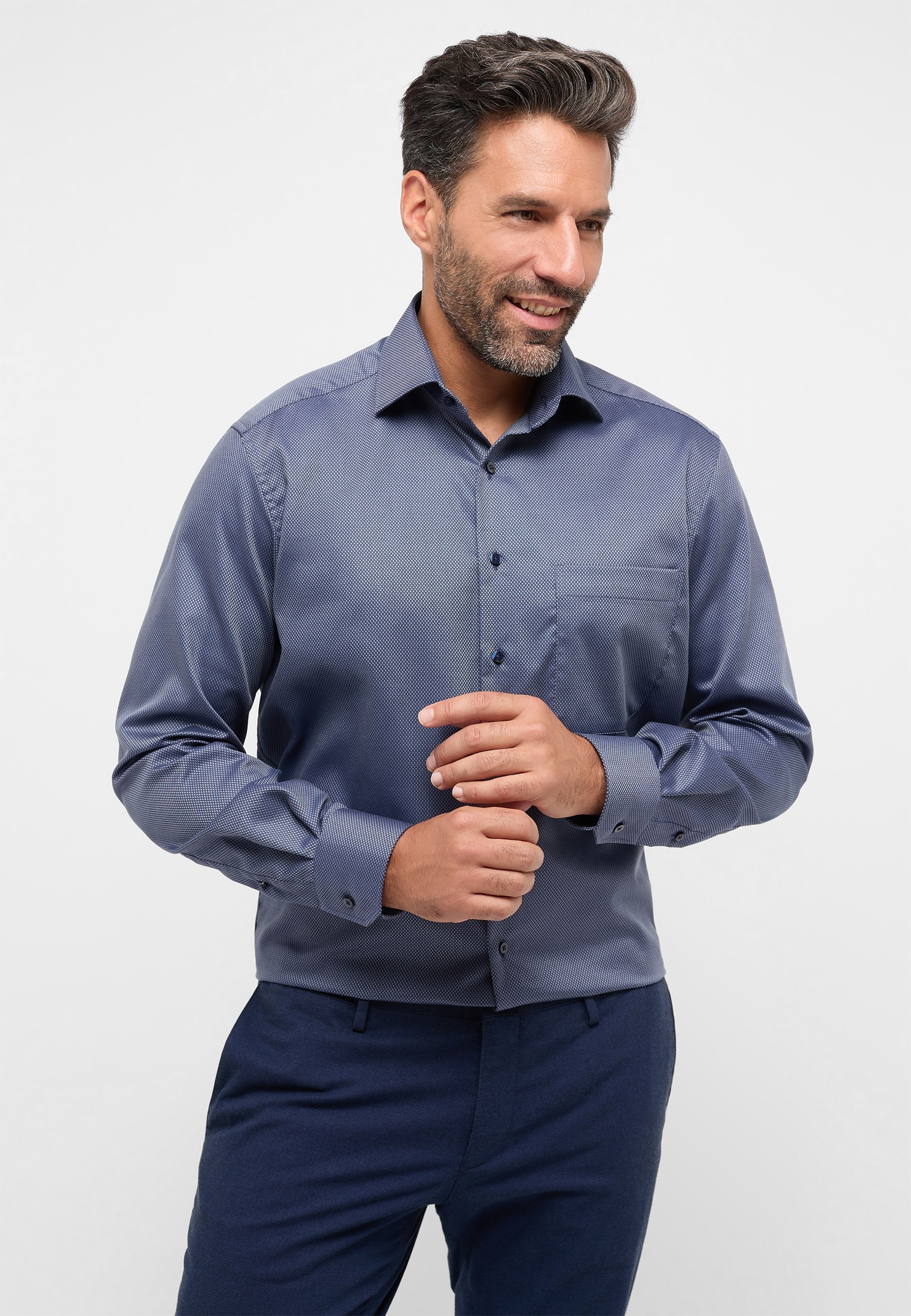 Eterna Langarmhemd "COMFORT FIT" NON IRON (bügelfrei) günstig online kaufen