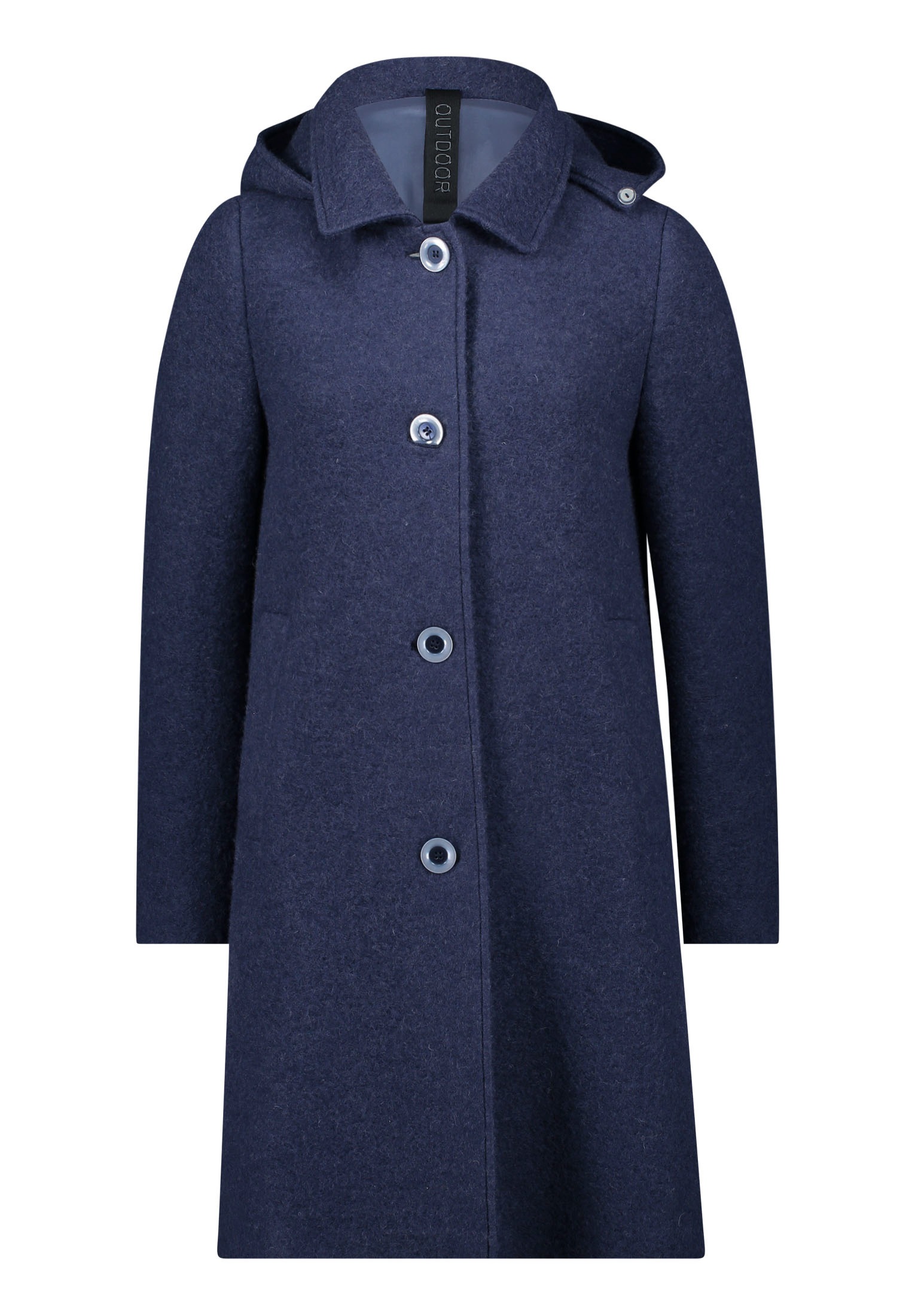Betty Barclay Wolljacke "Damen Wollmantel mit abnehmbarer Kapuze" mit Kapuz günstig online kaufen