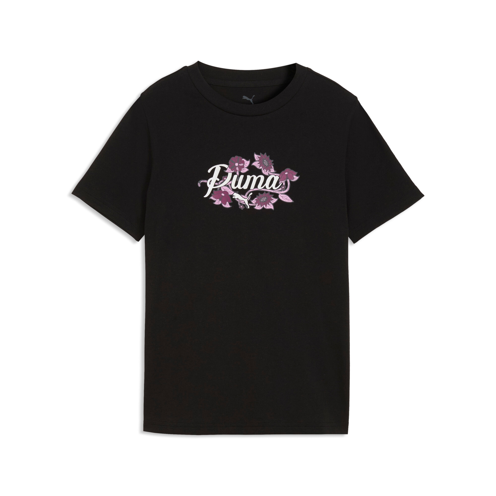 PUMA T-Shirt "ESS NATURE 20 GRAPHIC TEE G" Regular Fit, Kurzarm, sportlicher Stil, für Jugendliche