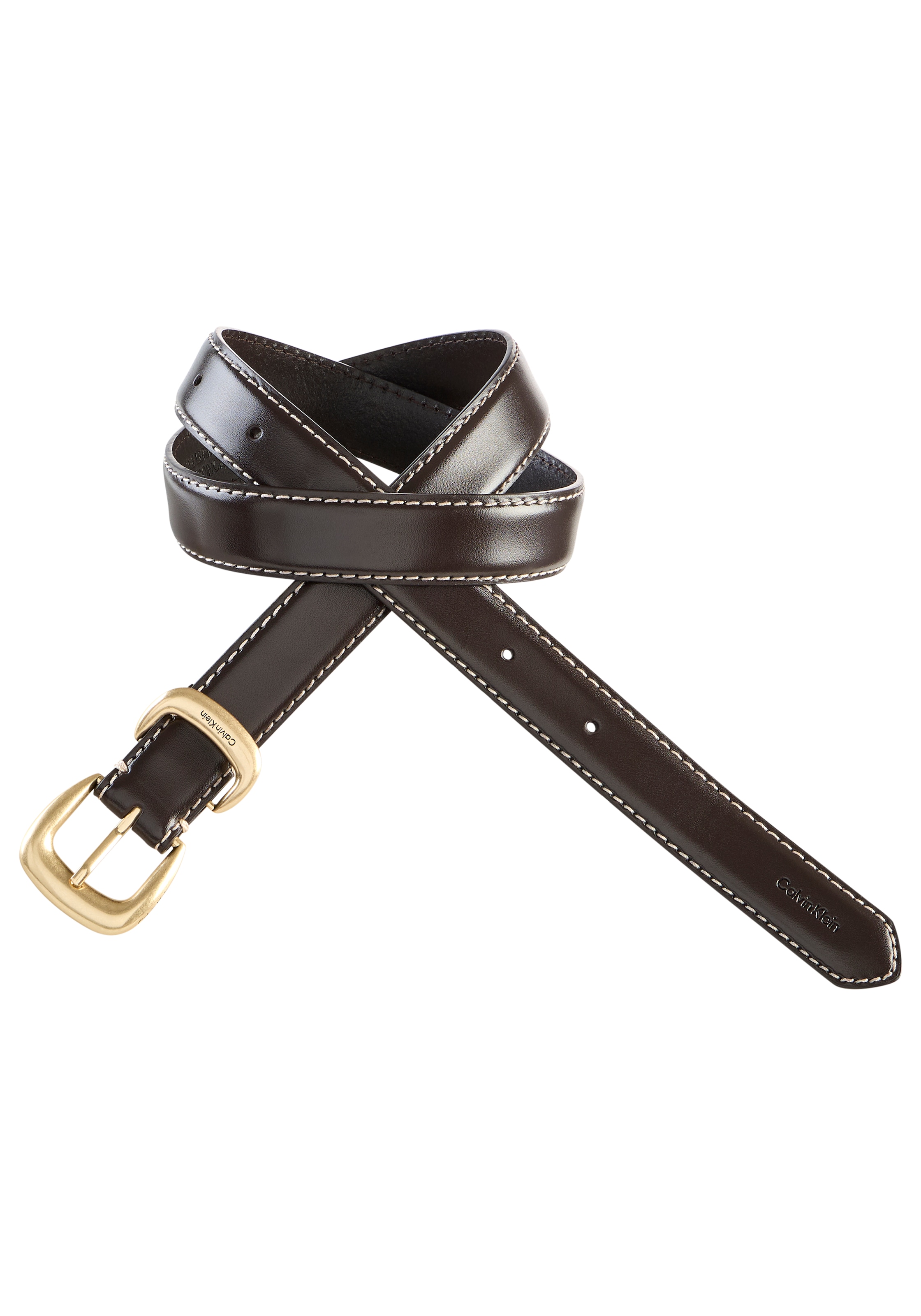 Calvin Klein "2PIECE LOGO 25MM" Metallschließe, Größenverstellbar