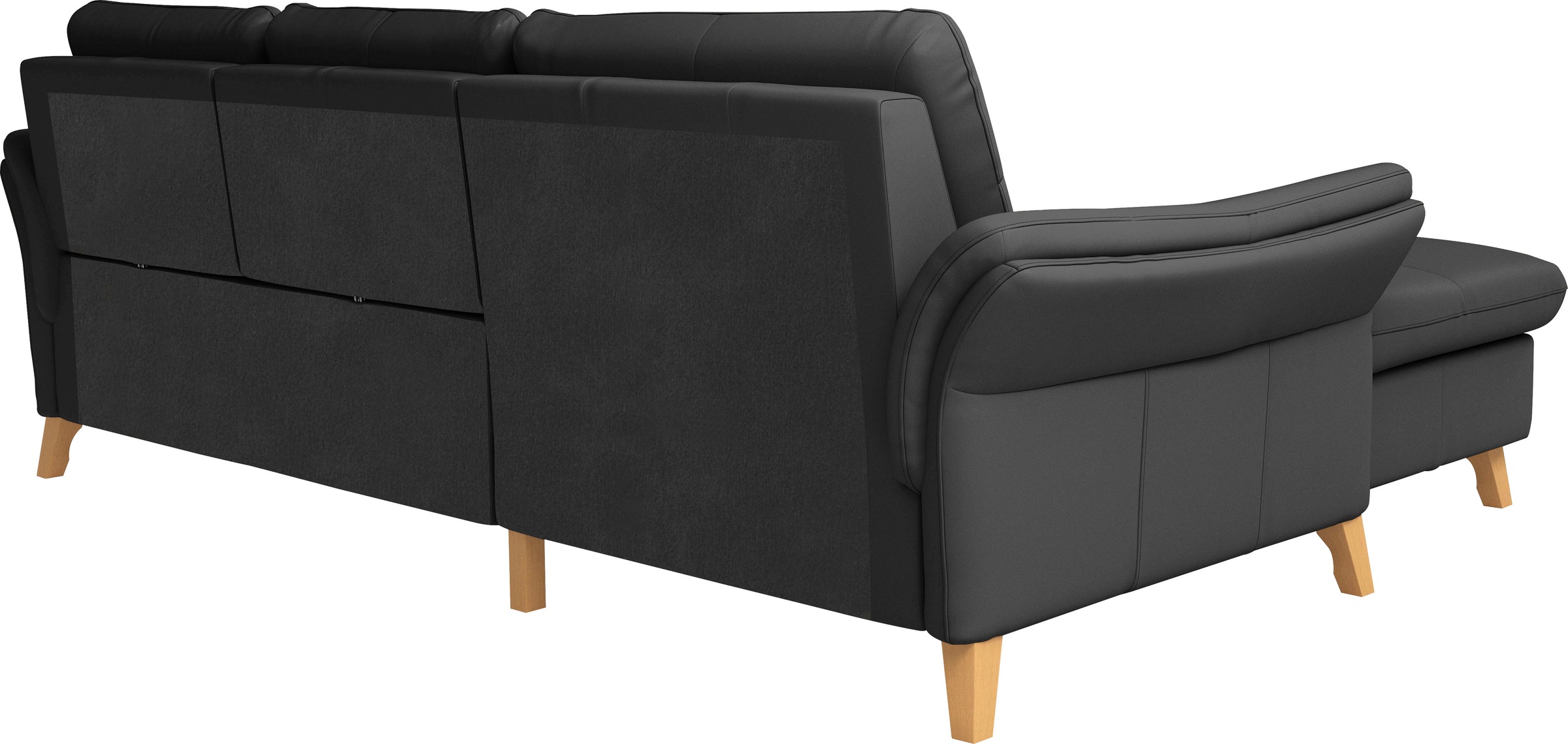 sit&more Ecksofa »Göteborg«, Sitztiefenverstellung und Federkern, wahlweise mit Bettfunktion