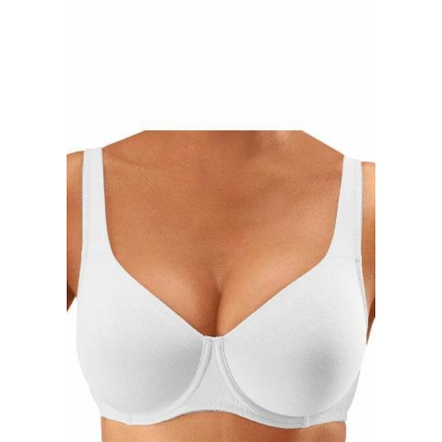 petite fleur Minimizer-BH, (Packung, 2 Stück), mit Bügel aus Baumwolle, Basic  Dessous online bestellen | BAUR