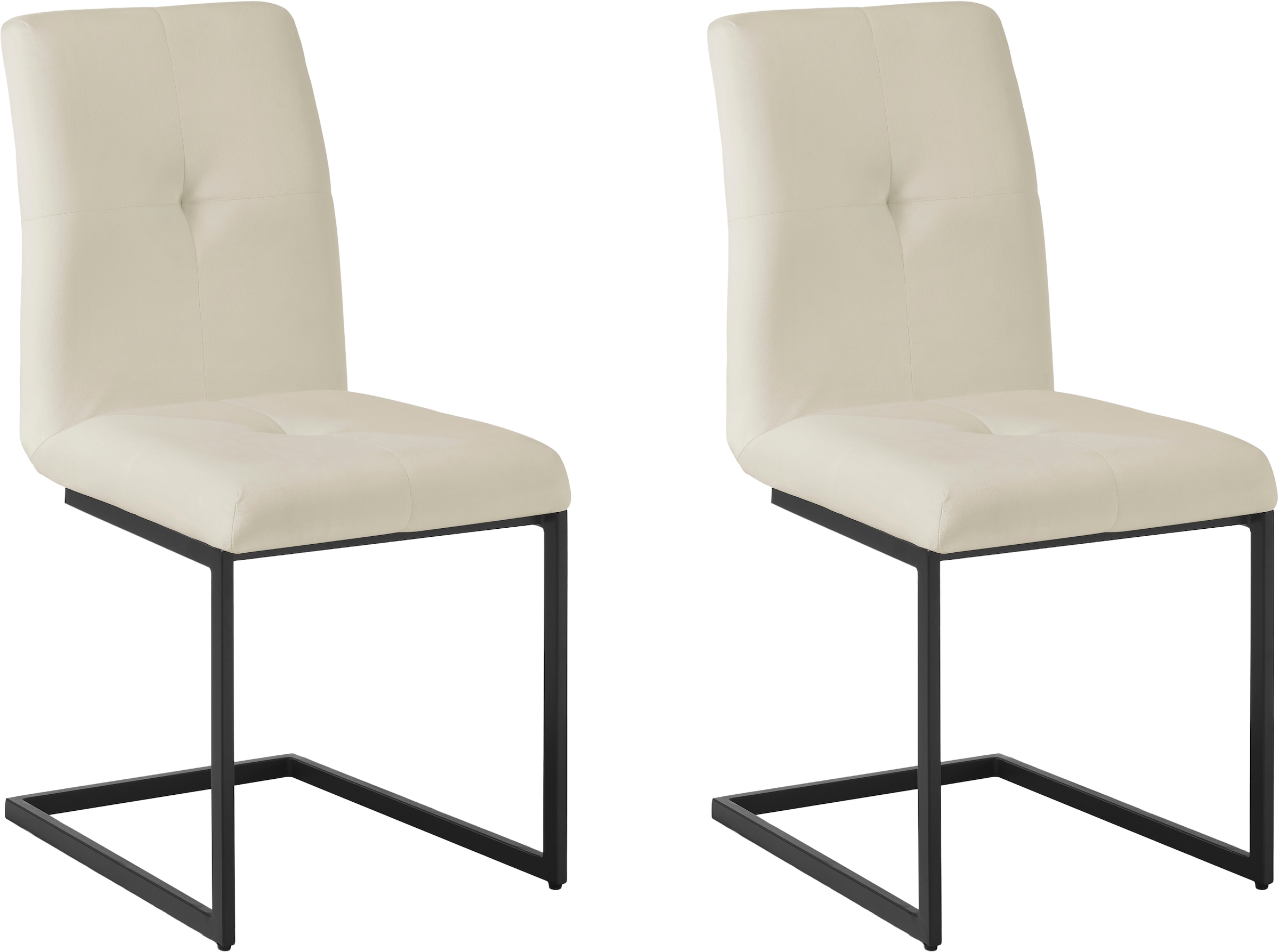 OTTO home Esszimmerstuhl "Vendy" (Set) 2 Stk. Samtstoff Velvet mit verstell günstig online kaufen