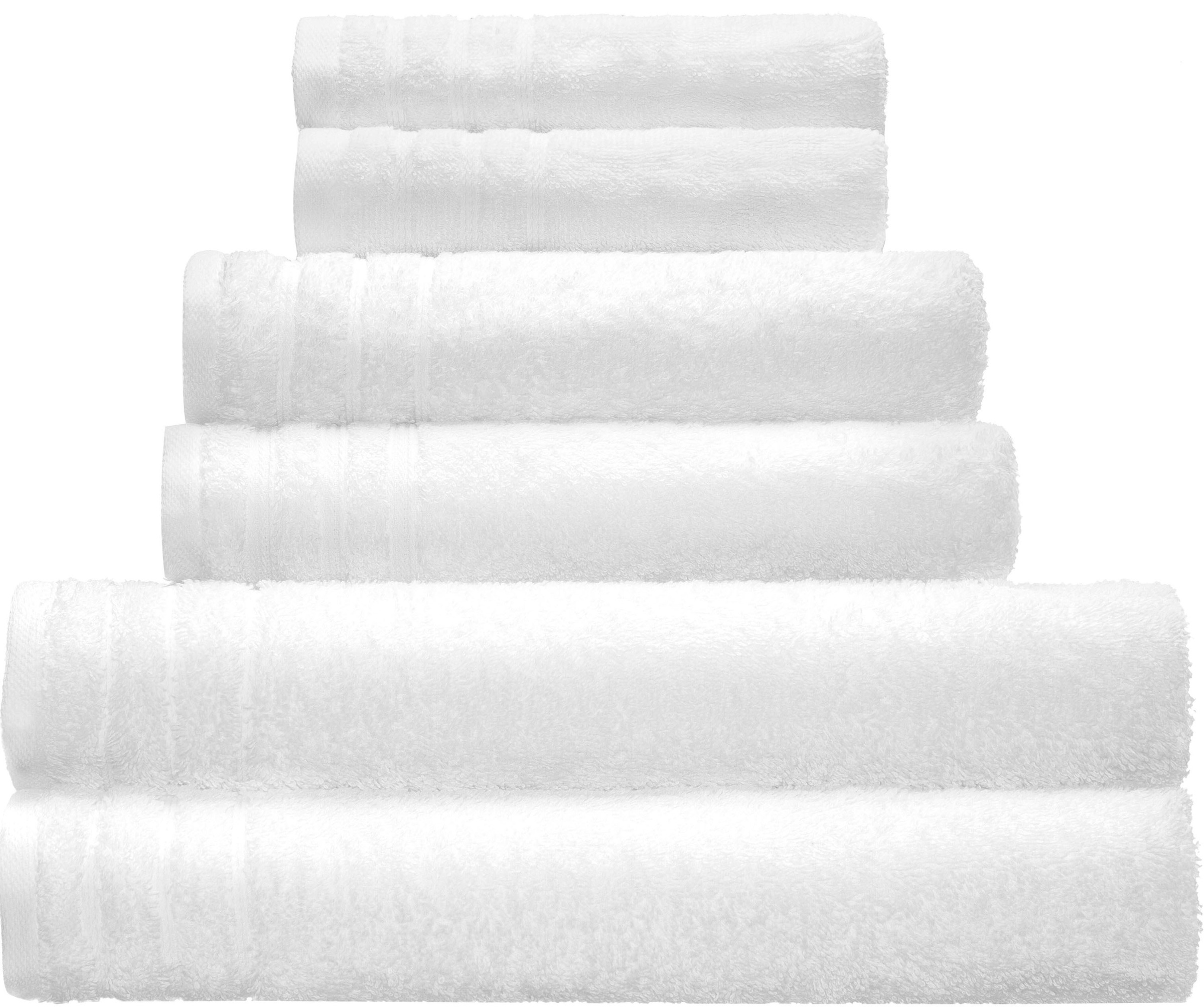 Kleine Wolke Duschtuch "Royal, 1 Stück (70/140 cm)" Uni Farben, mit Bordüre günstig online kaufen