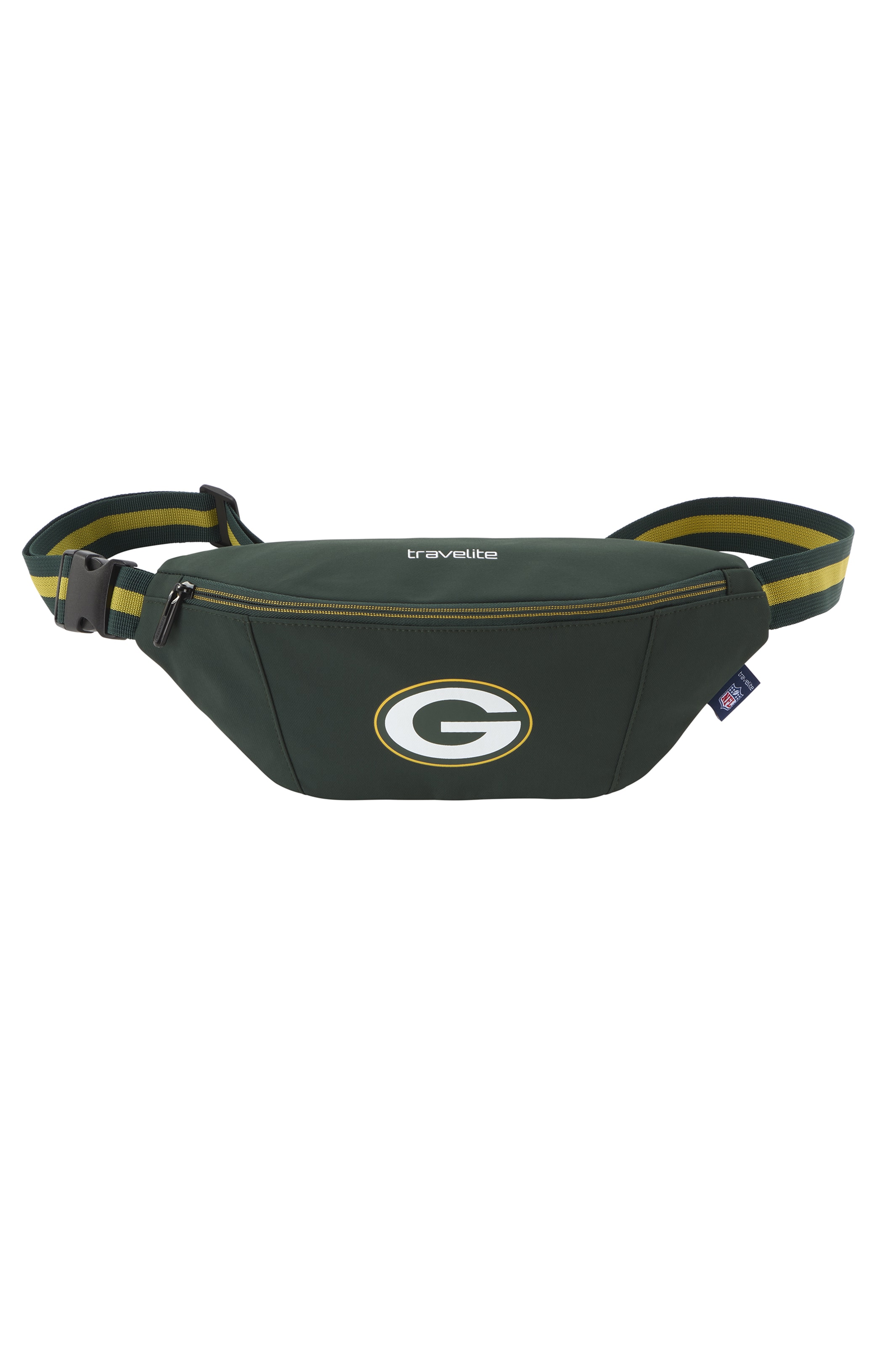 travelite 1100000002199 "travelite x NFL Waist Bag" Unisex Gürteltasche, Sicherheitsfach und verstellbarer Gurt