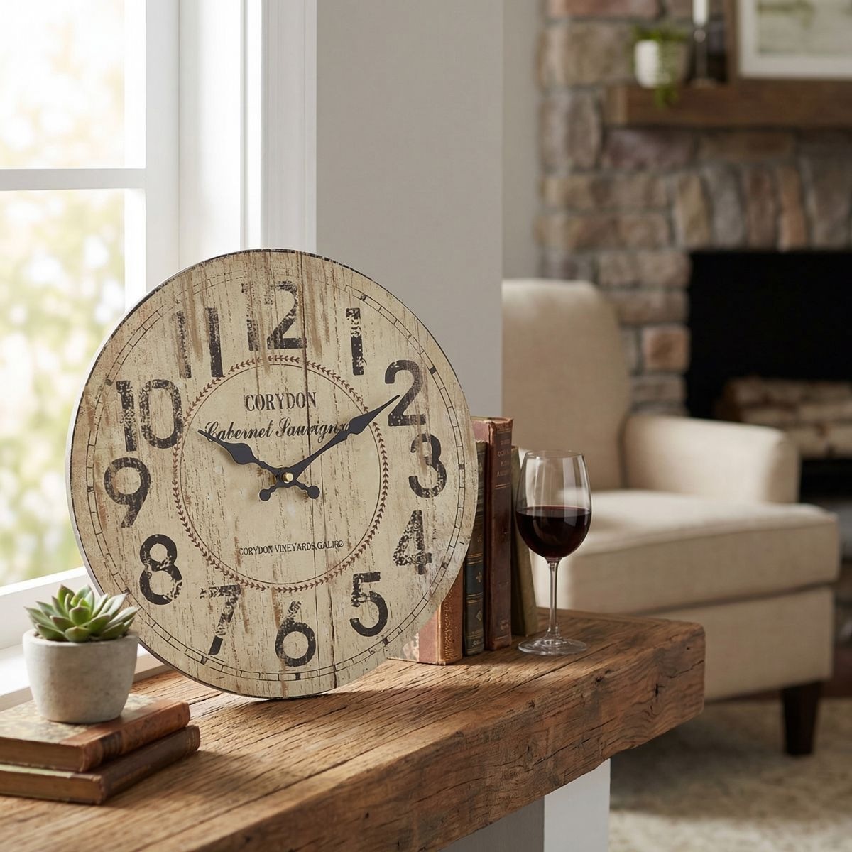 Ambiente Haus Wanduhr "Wanduhr - Corydon - 28 cm"