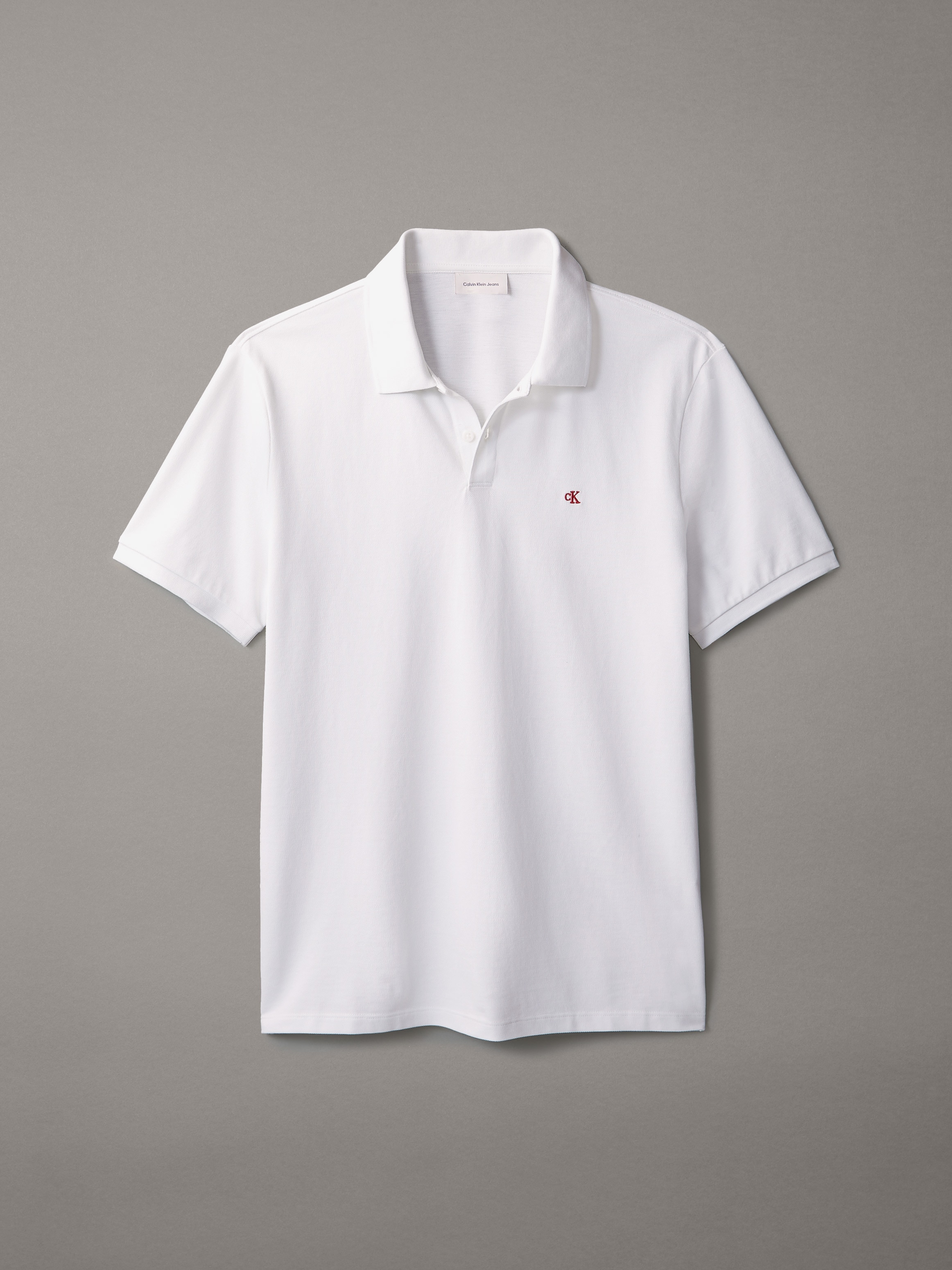 Calvin Klein Jeans Poloshirt »SS CASUAL PIQUE CLASSIC POLO«, Mit Rundhalsausschnitt