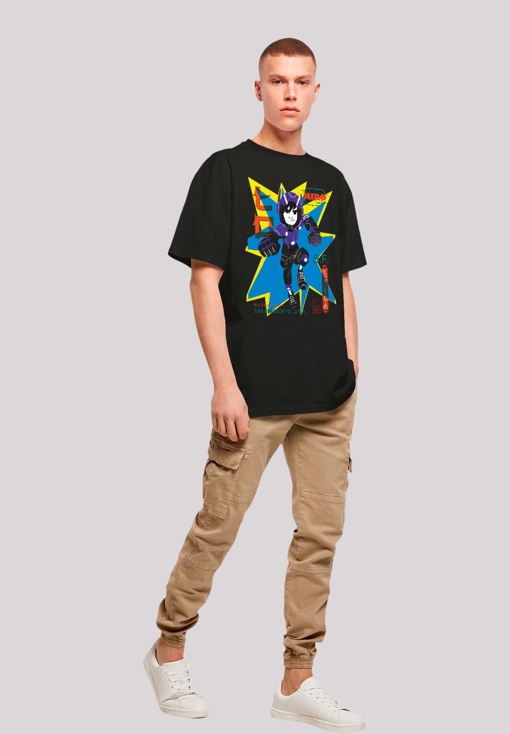 F4NT4STIC T-Shirt »Big Hero 6 Hiro Manga«, Premium Qualität