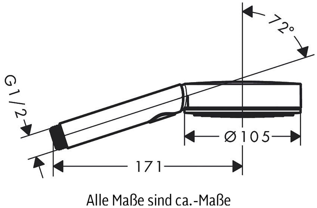 hansgrohe Handbrause »Pulsify Select S«, 10,5cm, 3 Strahlarten Activation wassersparend