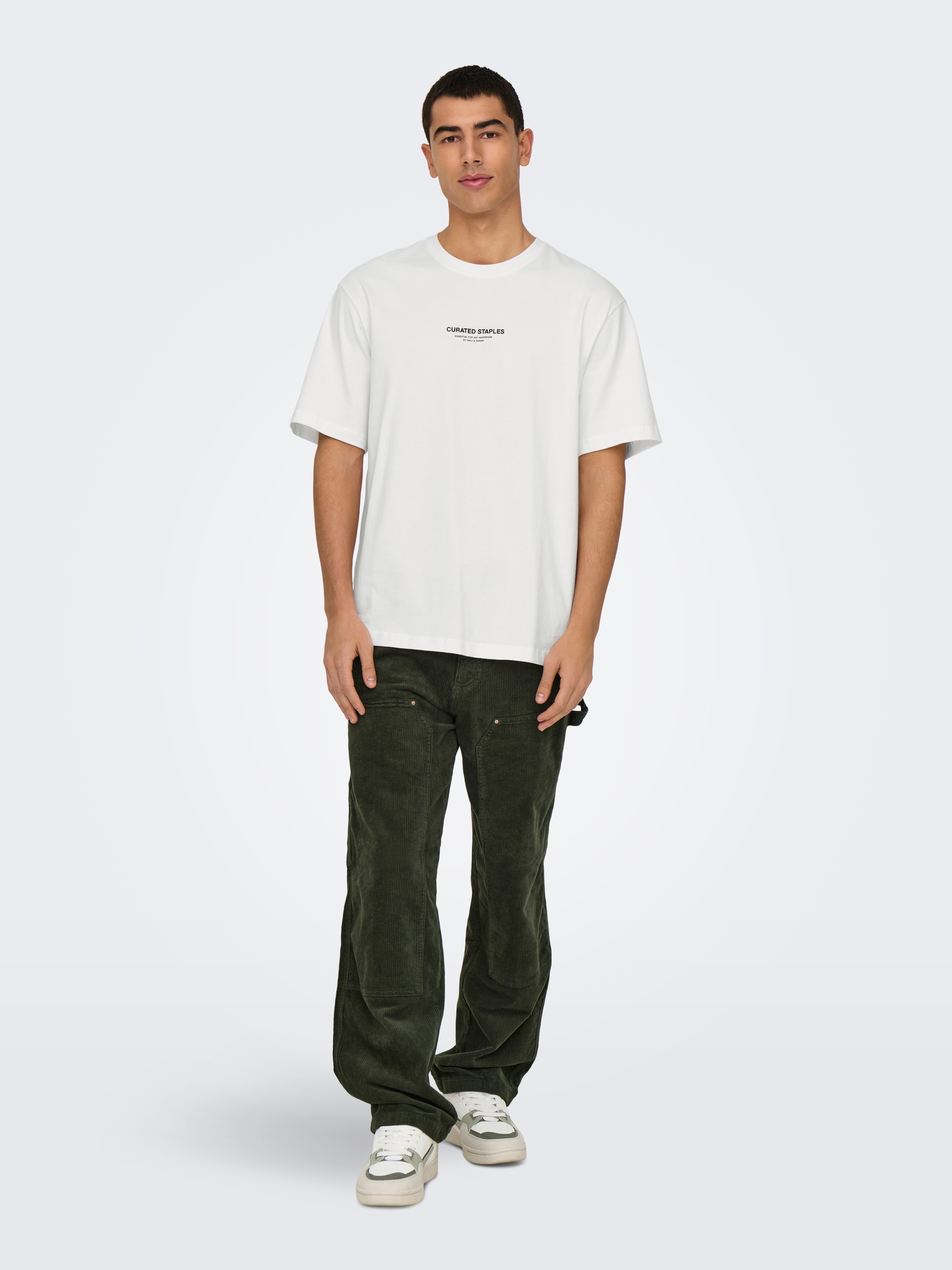 ONLY & SONS Rundhalsshirt »ONSCURATED RLX PRINT SS TEE«