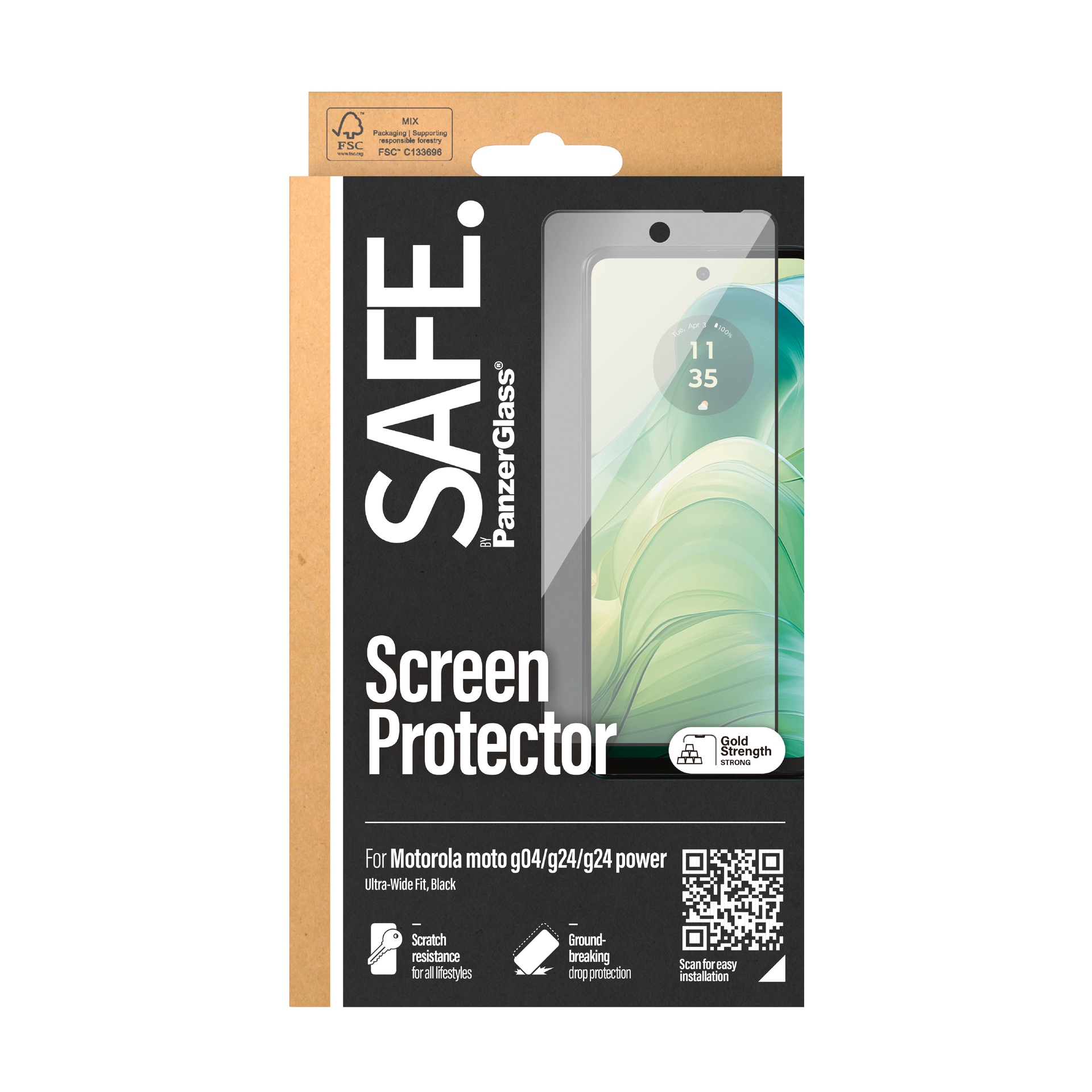 Displayschutzglas »Screen Protector«, für Motorola moto G04-Motorola moto G24-Motorola moto G24 power