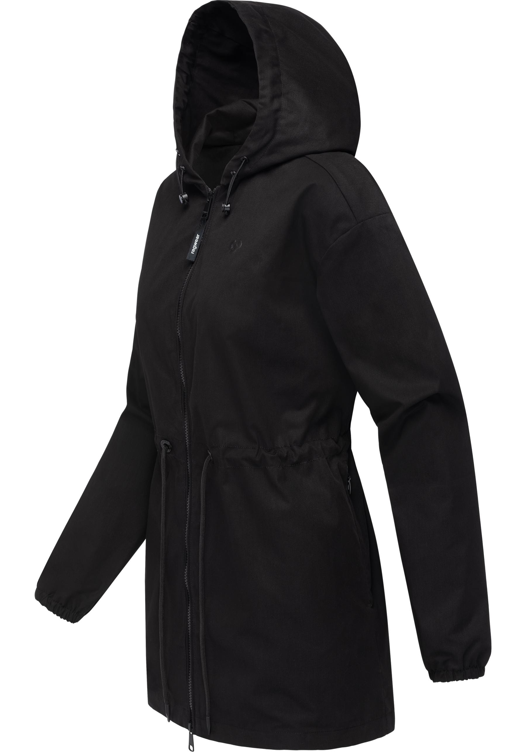Ragwear Outdoorjacke »Monadissimo B«, mit Kapuze, Leichte Kapuzenjacke mit Taillenzugband