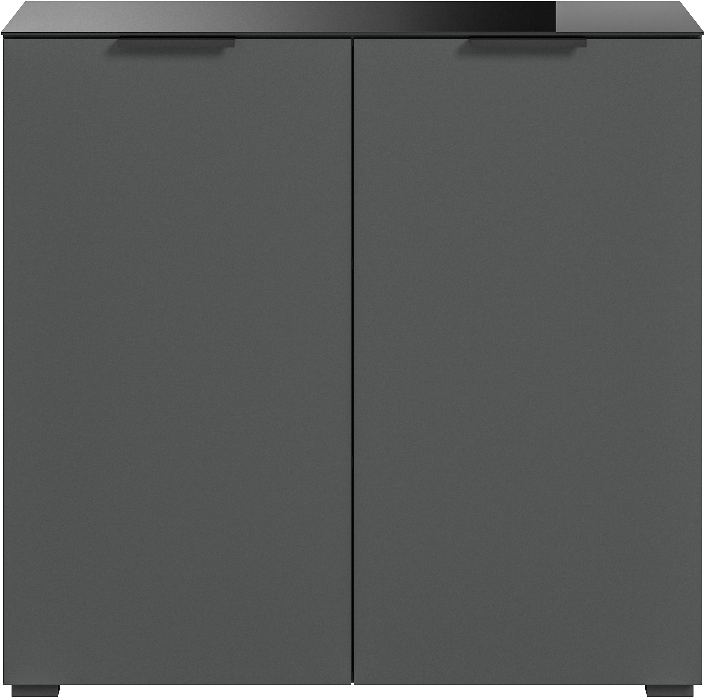 INOSIGN Kommode »Raio, Breite 90 cm, 2 Türen, 2 Einlegeböden, Oberboden mit Glasplatte«, Anrichte, Sideboard, Highboard, Schrank