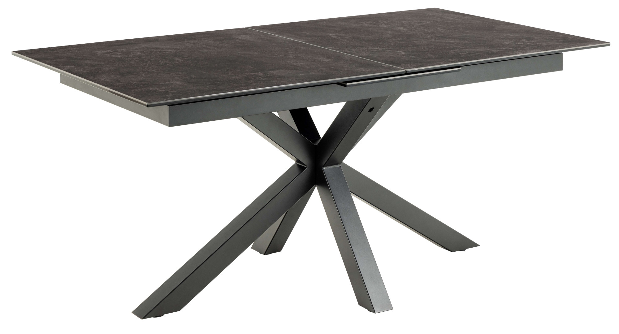Actona Group  Schwarz Schwarz Esstisch "HeavenTischplatte Aus Keramik Ausziehbar - Robust & Pflegeleicht" Kratzfest Wasserabweisend Sitzplatz Für 4-8 Personen B: 168/210 Cm von Baur