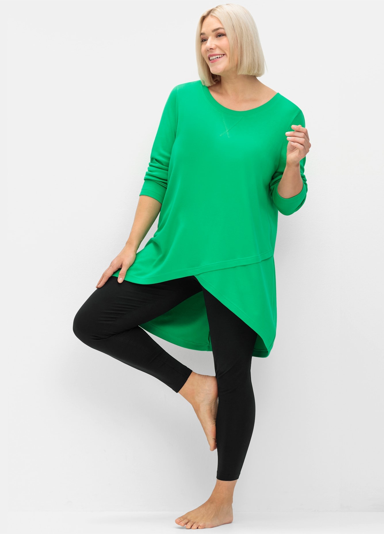 Sheego Longshirt "Longshirt", 1 Stk. günstig online kaufen