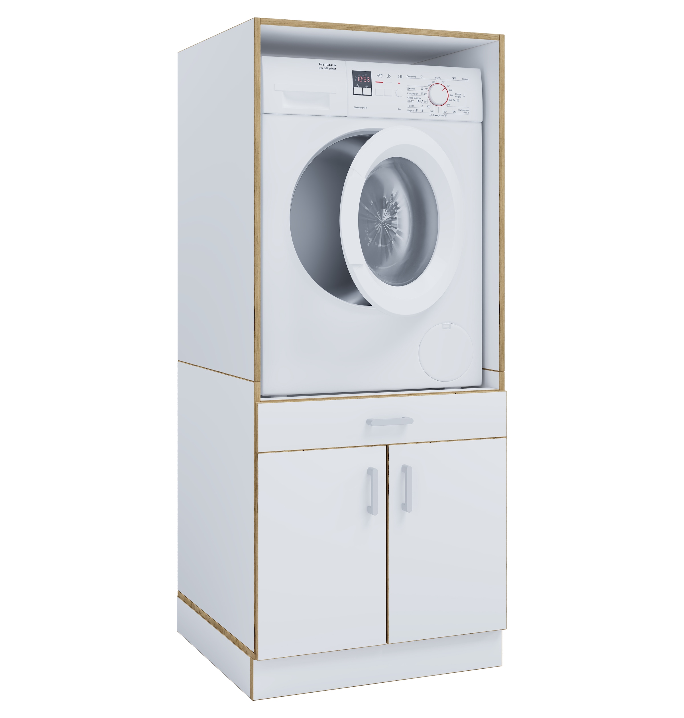 VCM Waschmaschinenumbauschrank "Überbauschrank Waschmaschine Überbau Rislo CL XL" 1 Stk. tlg.
