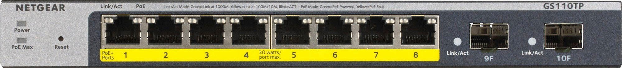 NETGEAR Netzwerk-Switch »GS110TP v3«