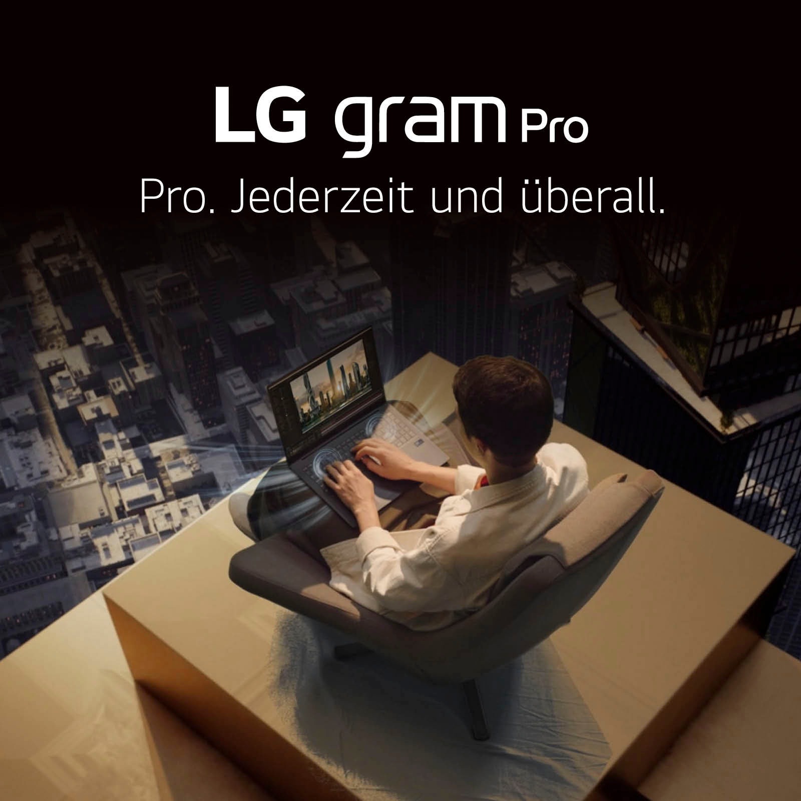 LG Business-Notebook »Gram 16" Ultralight Laptop, IPS-Display, 16 GB RAM, Windows 11 Home,«, 40,6 cm, / 16 Zoll, Intel, Core Ultra 7, ARC, 1000 GB SSD, 16Z90SP-G.AA78G, 2024