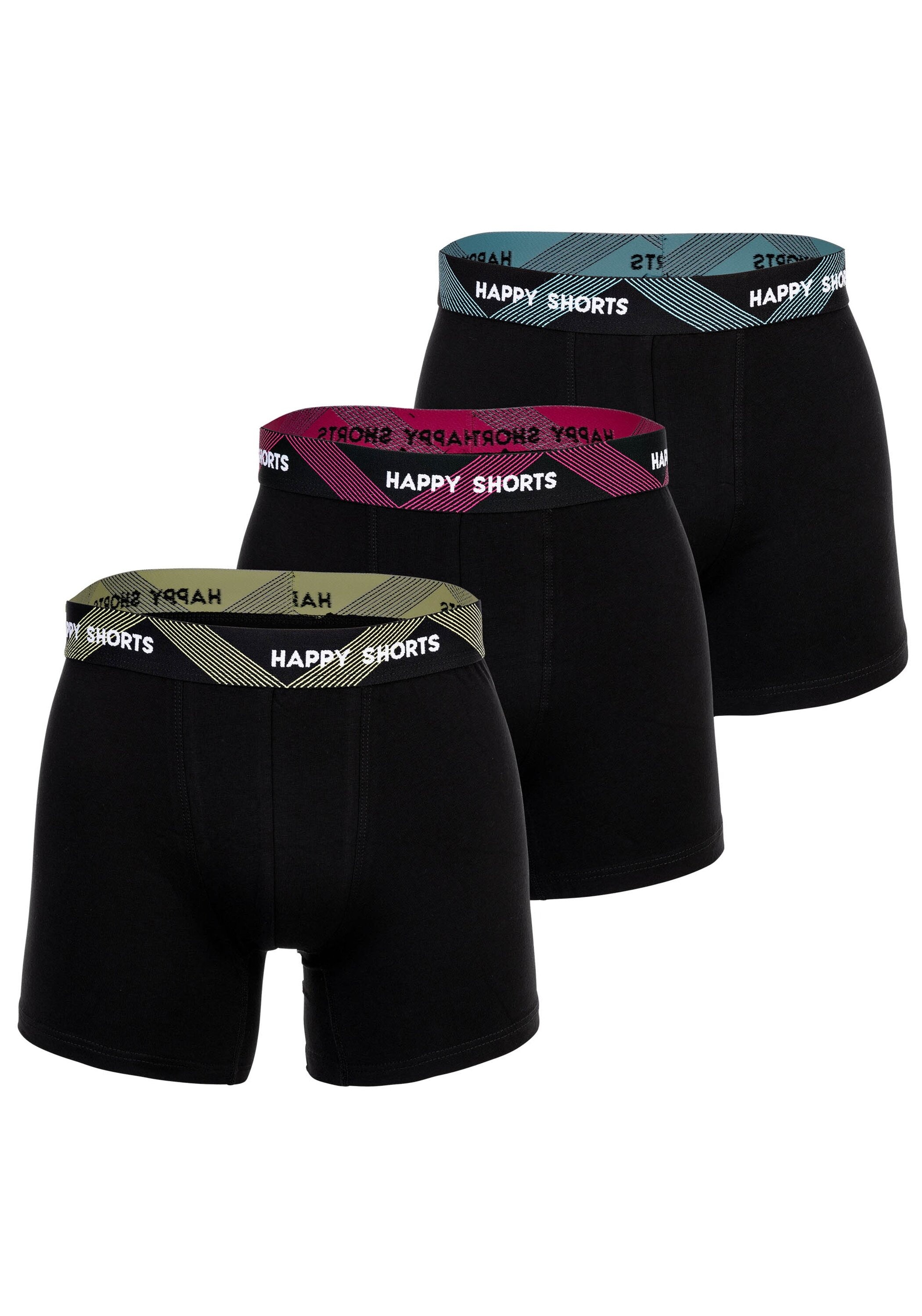 HAPPY SHORTS Boxershorts "Boxershort 3er Pack"