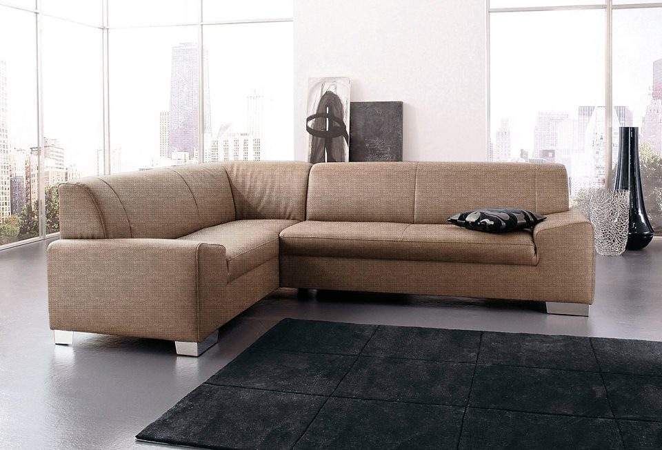 DOMO collection Ecksofa Alisson, wahlweise mit Bettfunktion