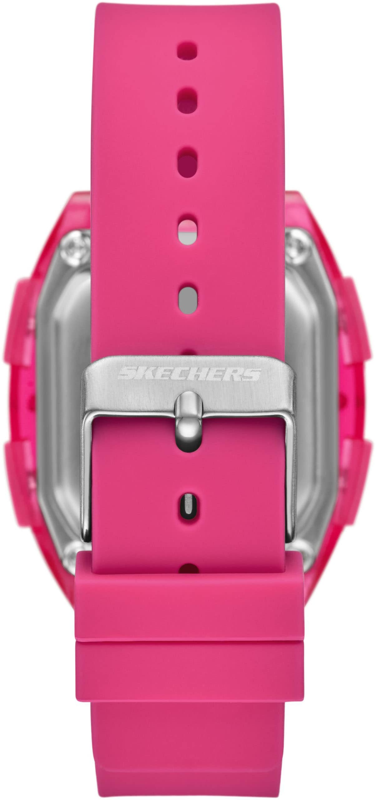 Skechers Chronograph »SAWTELLE«, Quarzuhr, Armbanduhr, Damenuhr, Herrenuhr, Silikonarmband, digital