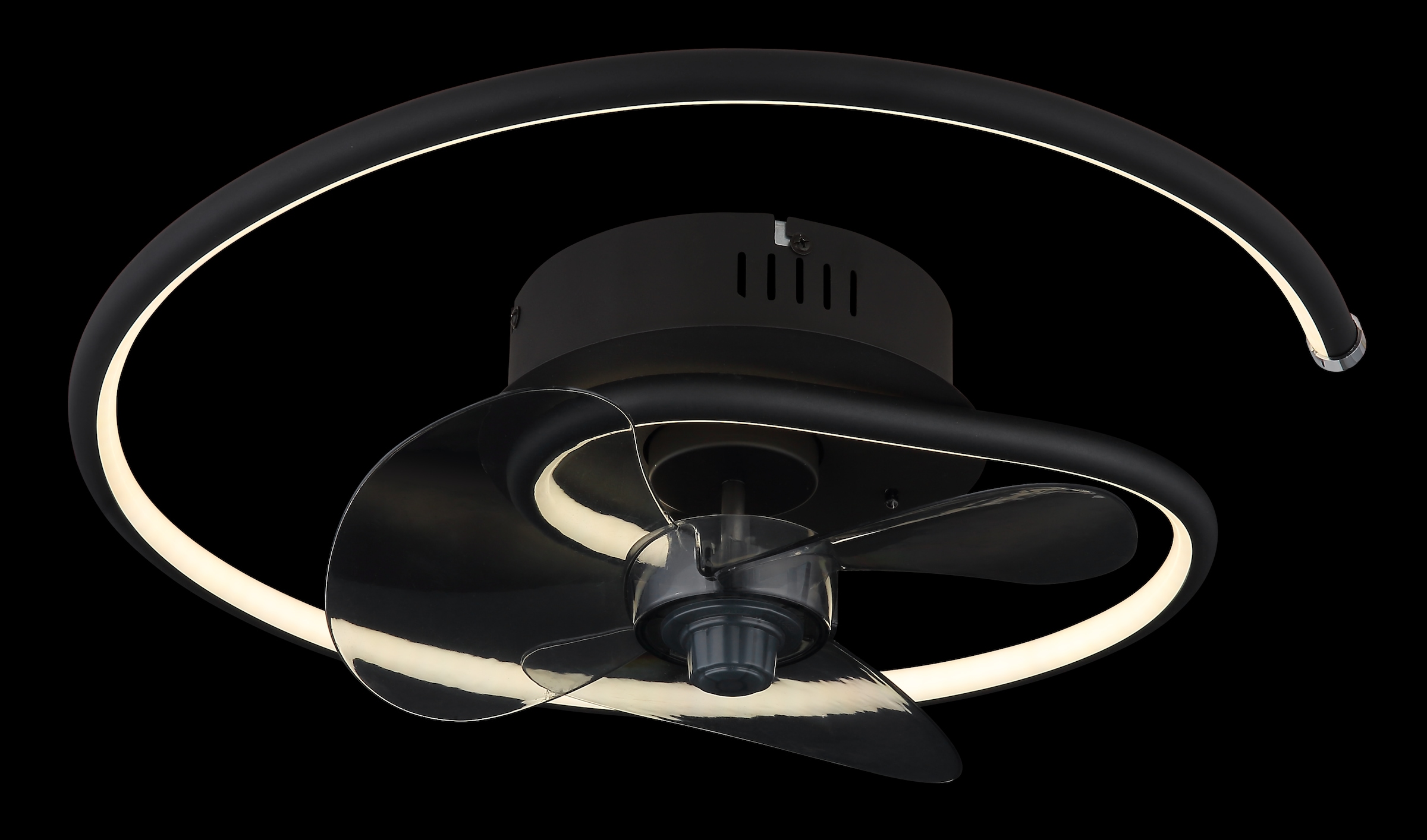GLOBO LIGHTING Deckenleuchte »KOREN«, Leuchtmittel LED-Modul | LED fest integriert, Deckenventilator, Deckenlampe, moderner Ventilator