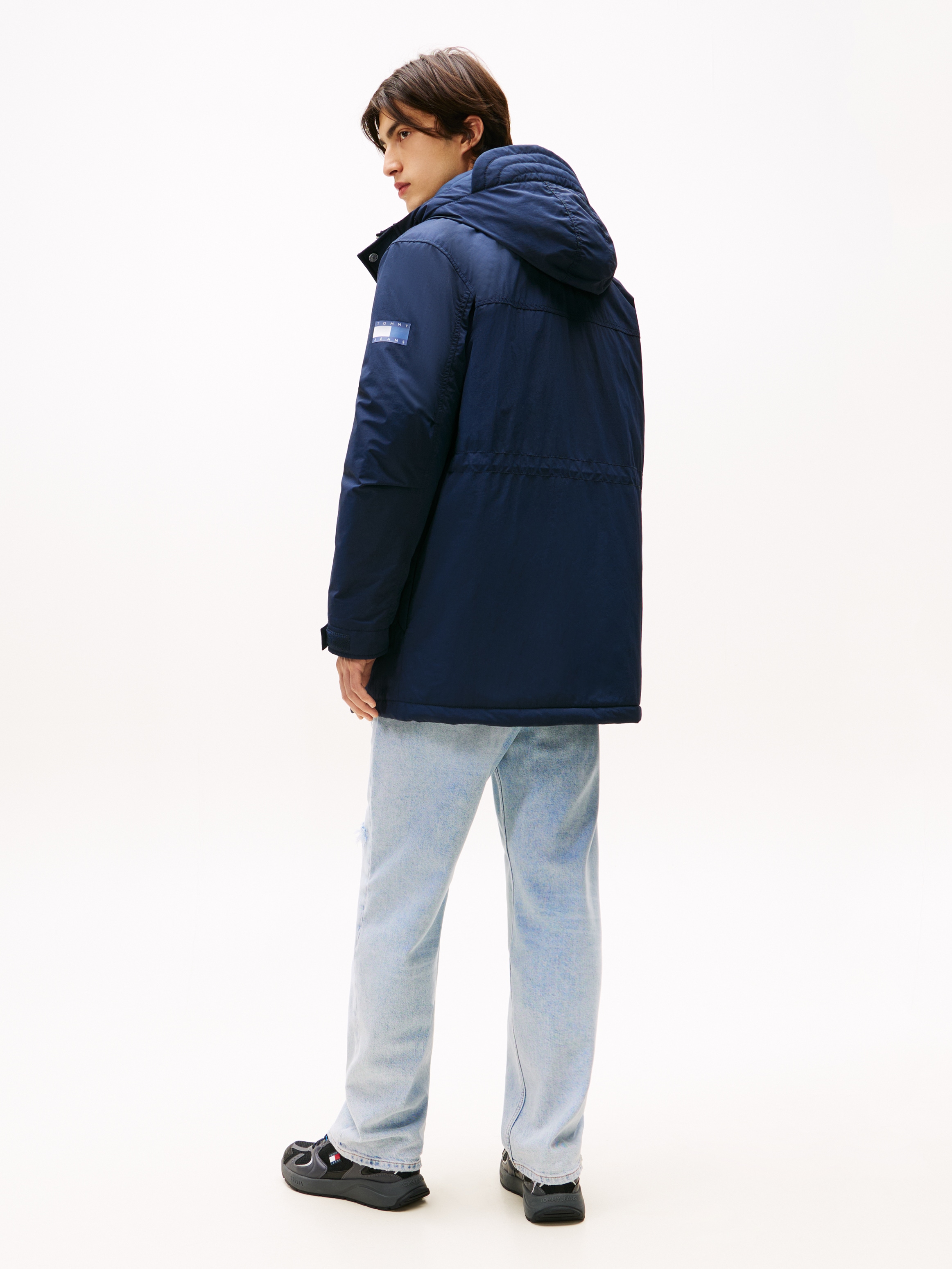 Tommy Jeans Parka »TJM CITY READY« mit Kapuze wasserabweisend, relaxed fit, mit fester Kapuze, Winterjacke