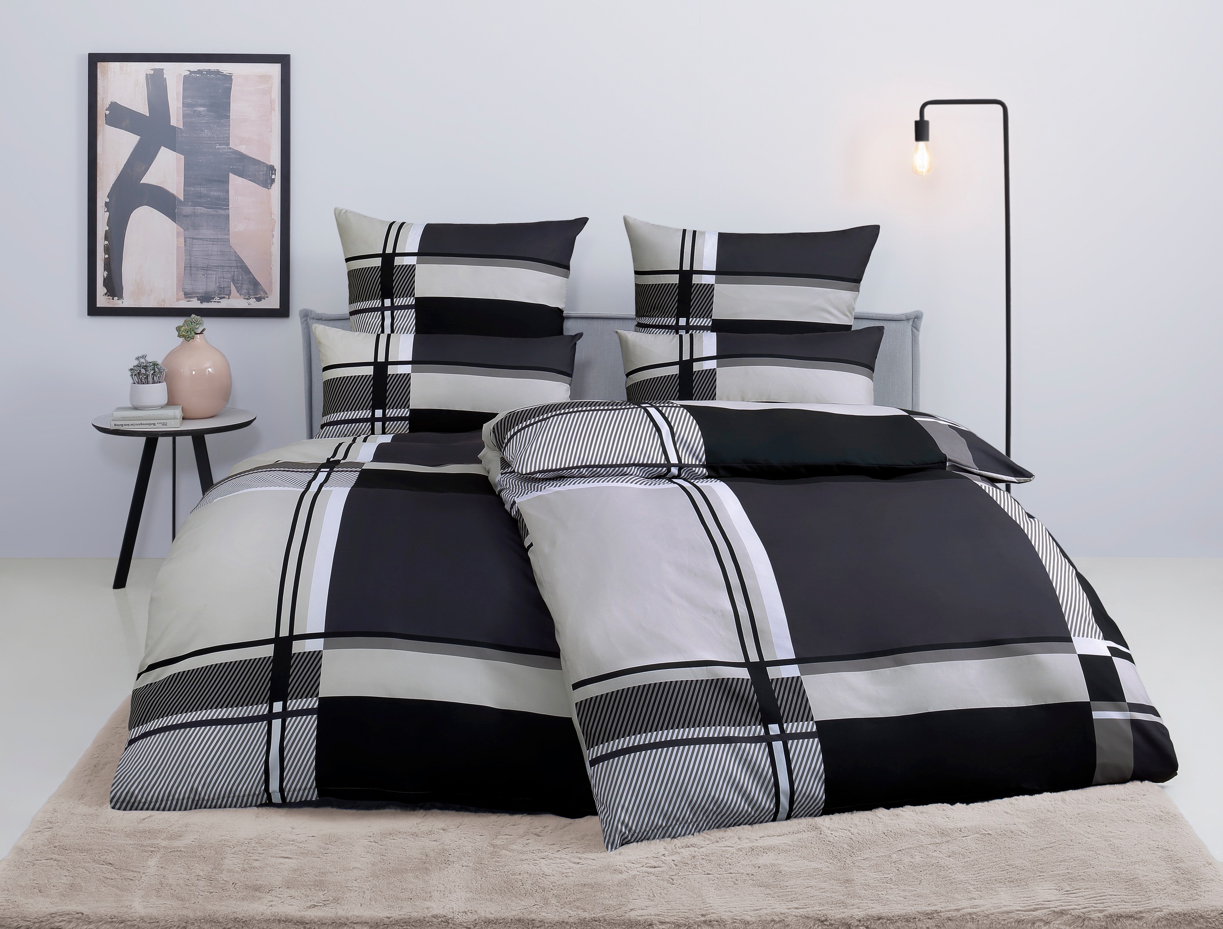 my home Bettwäsche "NINA, in verschiedenen Qualitäten" 2 Stk. tlg. in den G günstig online kaufen