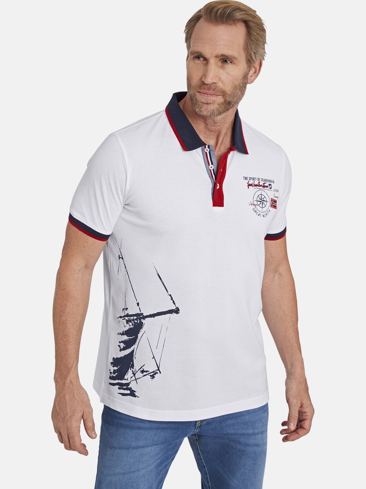 Jan Vanderstorm Poloshirt "Poloshirt DILAN" günstig online kaufen