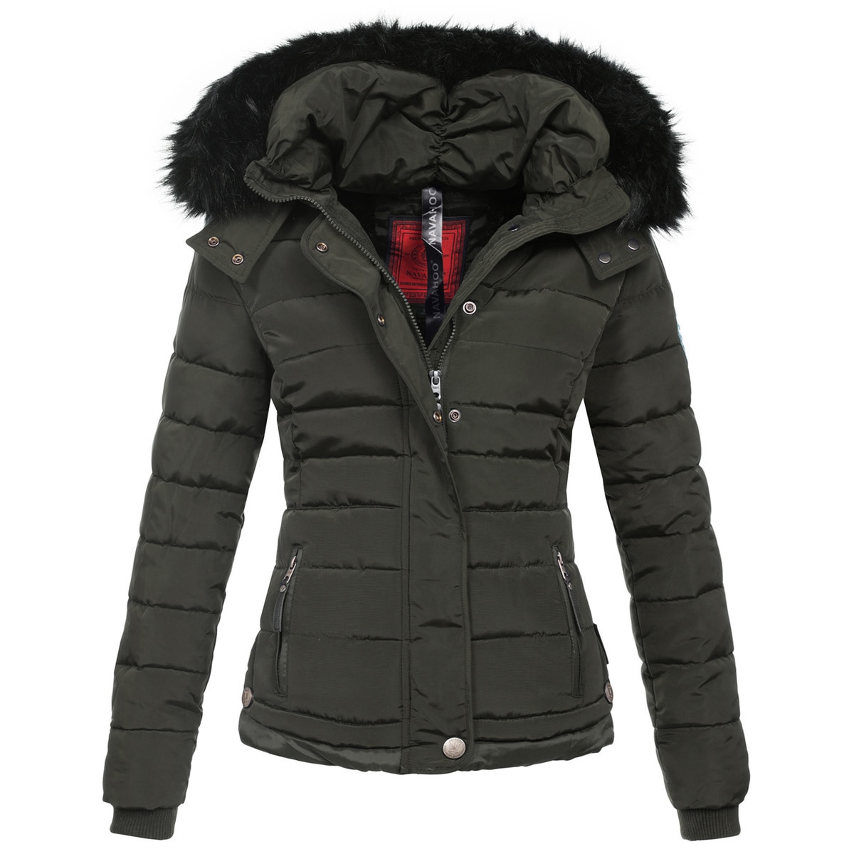 Navahoo "Chloe" hochwertige Winterjacke mit abnehmbarer Kapuze