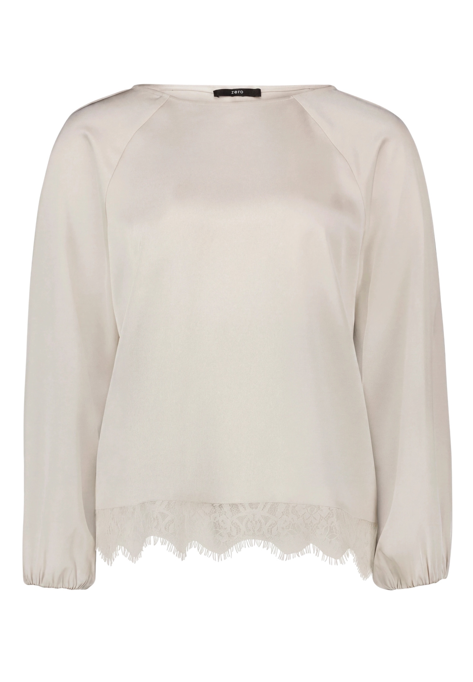 Zero Satinbluse »Damen mit Tunnelzug«