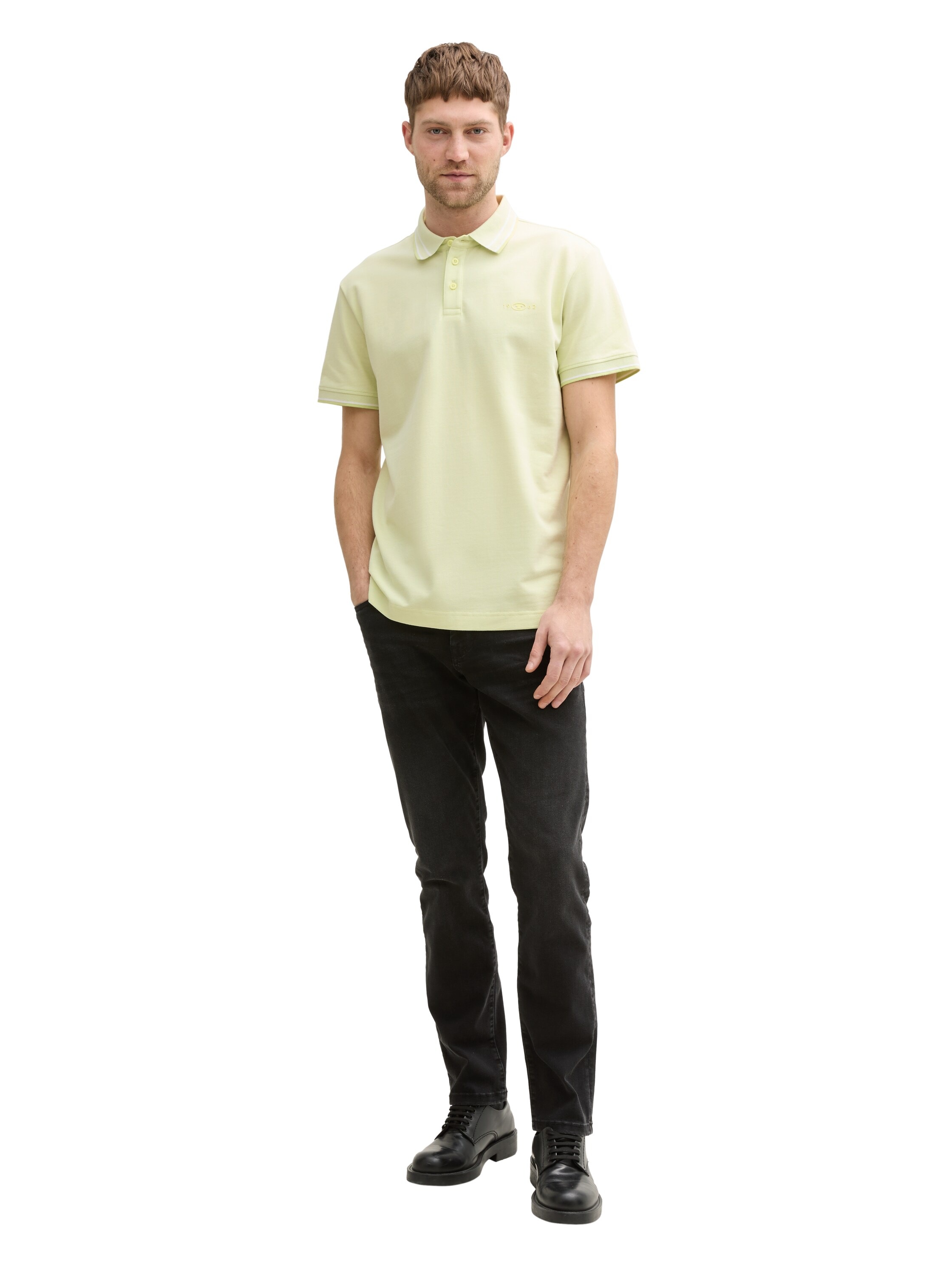 TOM TAILOR Poloshirt, mit Logo Stickerei