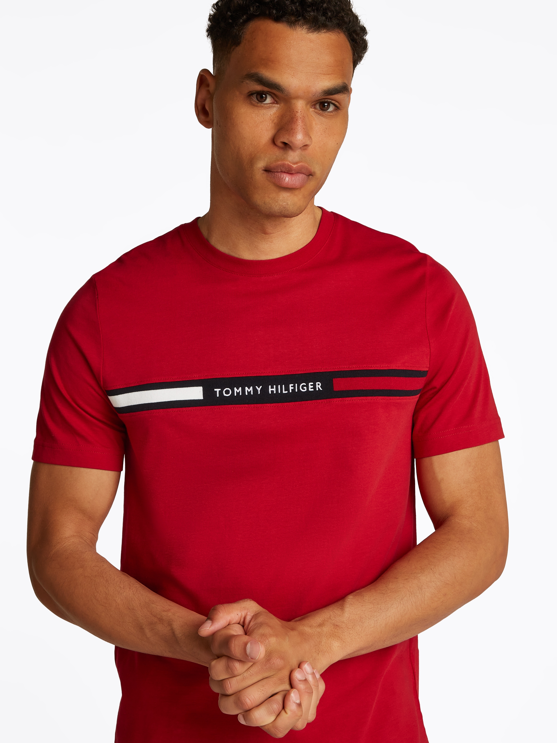 Tommy Hilfiger T-Shirt »HILFIGER CHEST INSERT TEE«