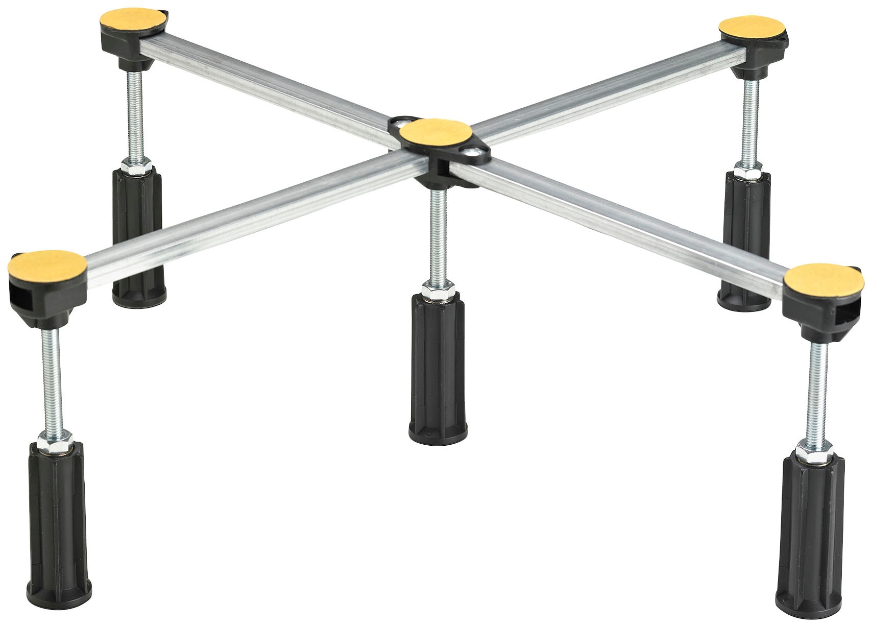 OTTOFOND Duschwanne, (Set), 140x80x3 cm, mit Fußgestell, Ablaufgarnitur und Fugendichtband