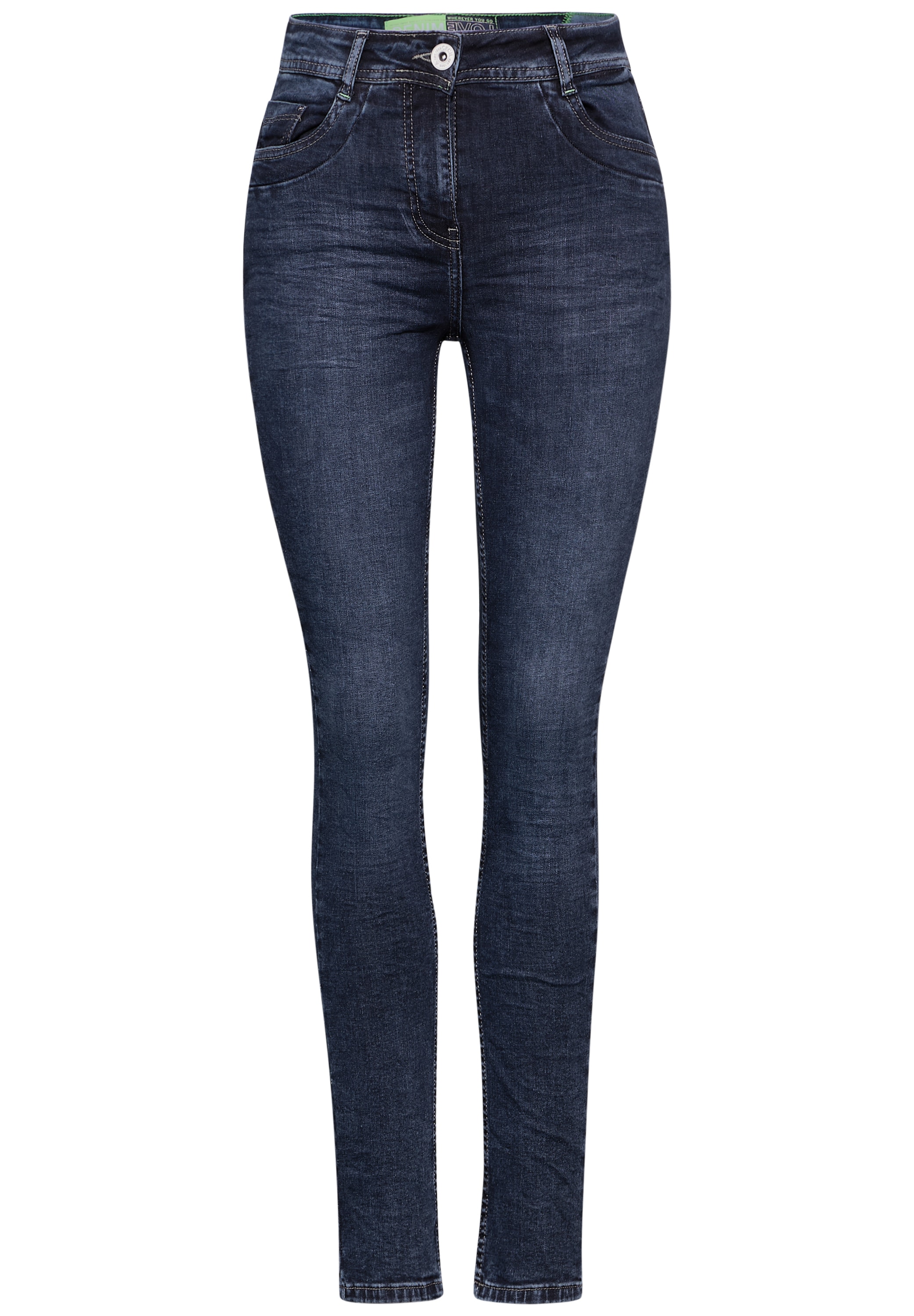 Cecil Gerade Jeans High Waist