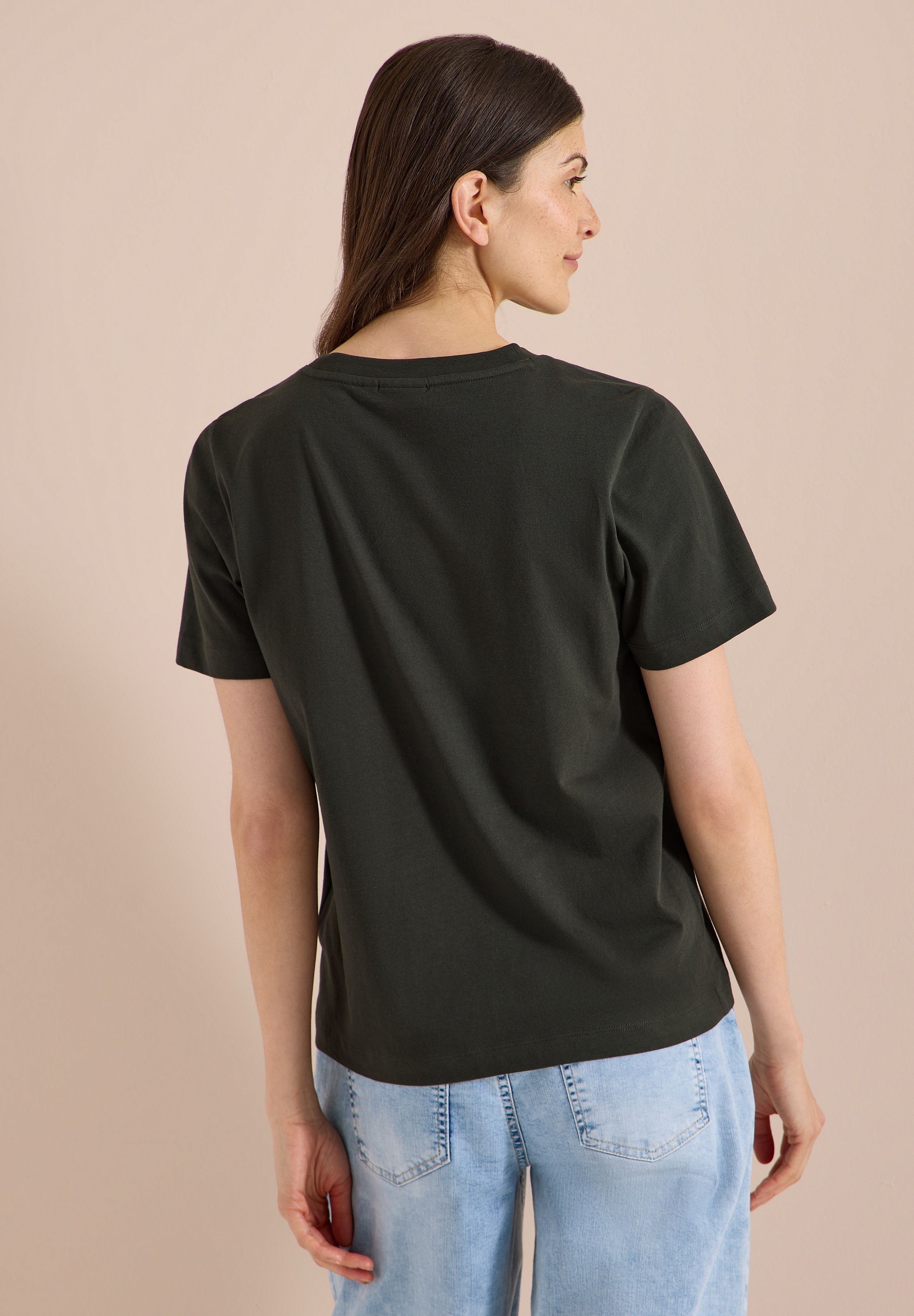 Cecil Print-Shirt aus reiner Baumwolle