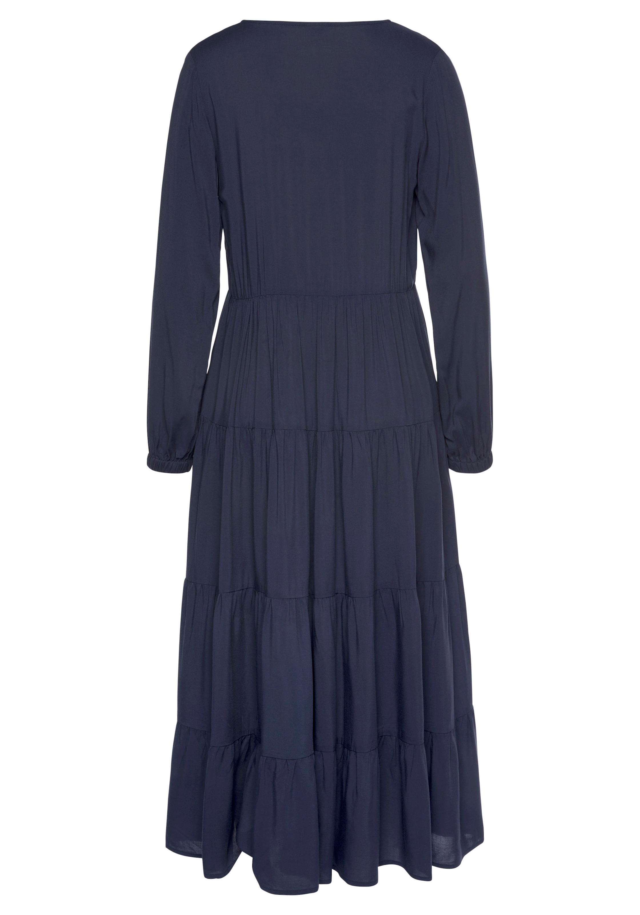 LASCANA Maxikleid, mit Volants