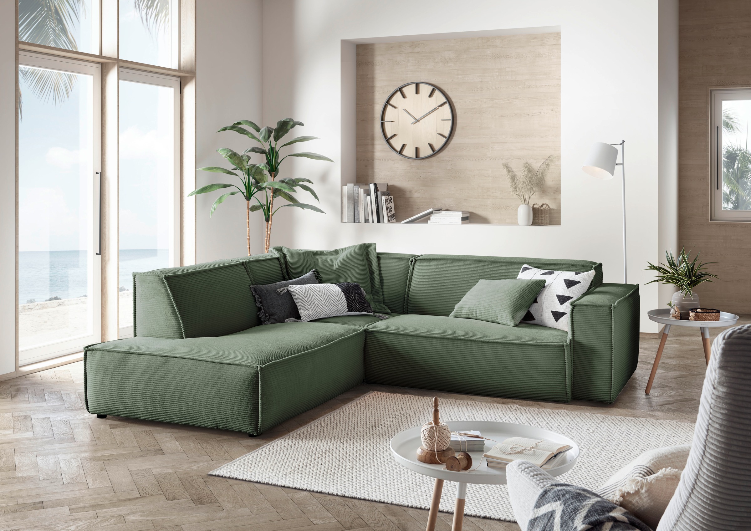 3C Candy Ecksofa "Matteo in elegant, kubischer Formensprache, bequem, L-For günstig online kaufen