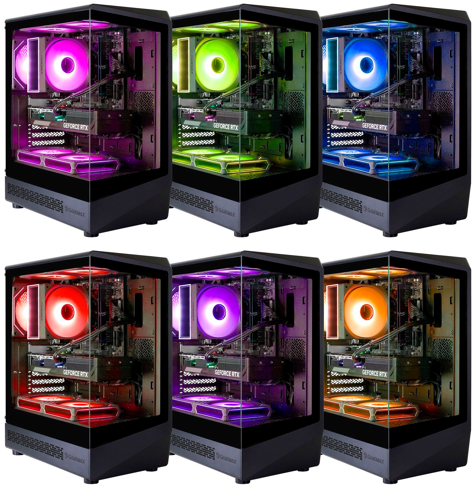 GAMEMAX Gaming-PC »VISTA COC AB 8209 AMD Ryzen 7 5700X 32GB 1TB SSD RTX 5060« Windows 11
