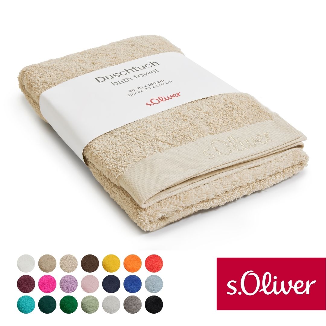 s.Oliver Duschtuch "s.Oliver, Premium Qualität, 600 gr/m², auch als Sets erhältlich" große Farbauswahl, auch als Handtuch, Waschhandschuh, Gästetuch