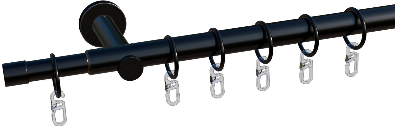 OTTO home Gardinenstange "Kappe" 1 läufig-läufig ausziehbar ausziehbar von günstig online kaufen