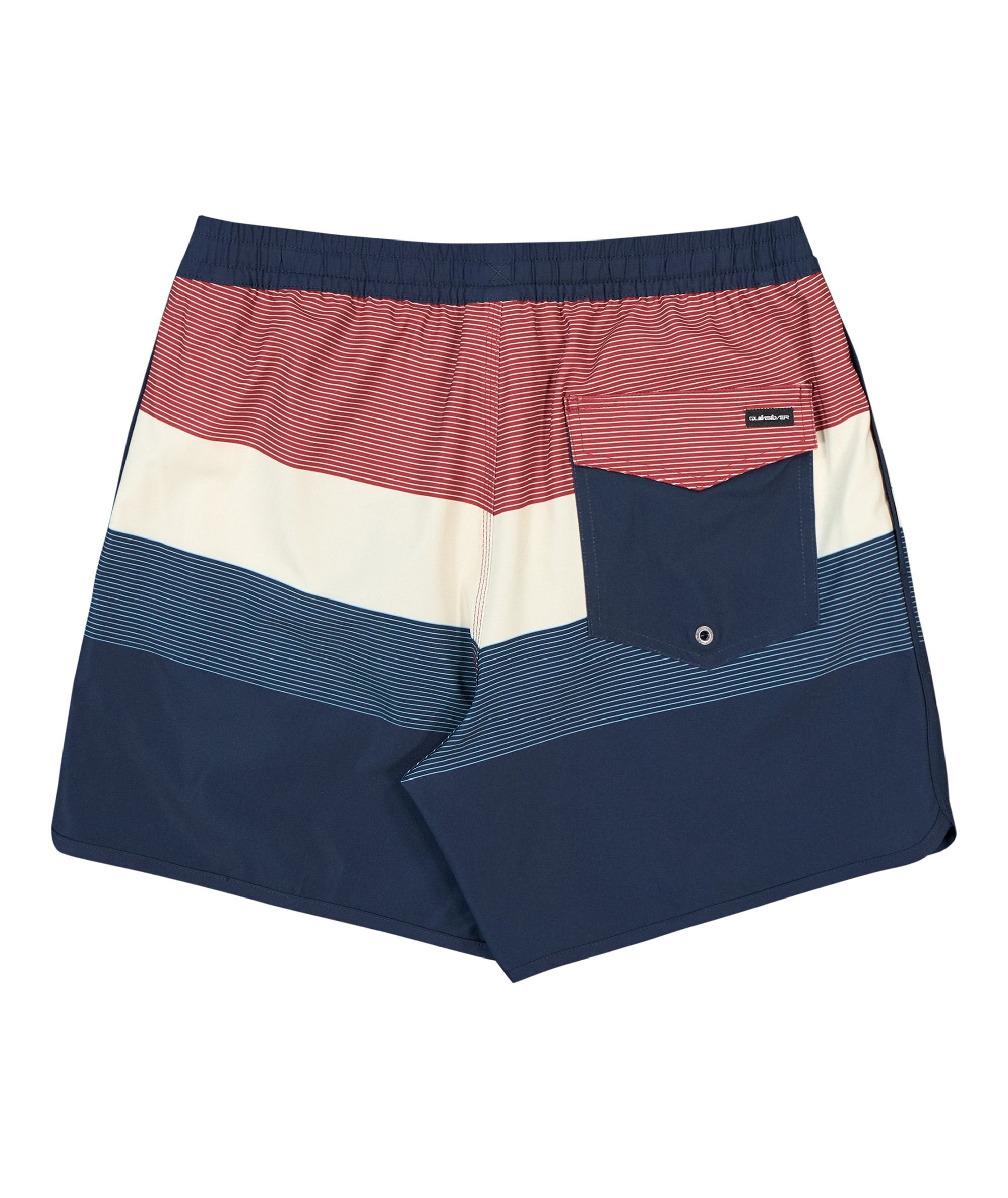 Quiksilver Badeshorts »STRETCH SCALLOP VOLLEY 16« bequeme Passform, schnell trocknendes Material, PFC FREE Technologie