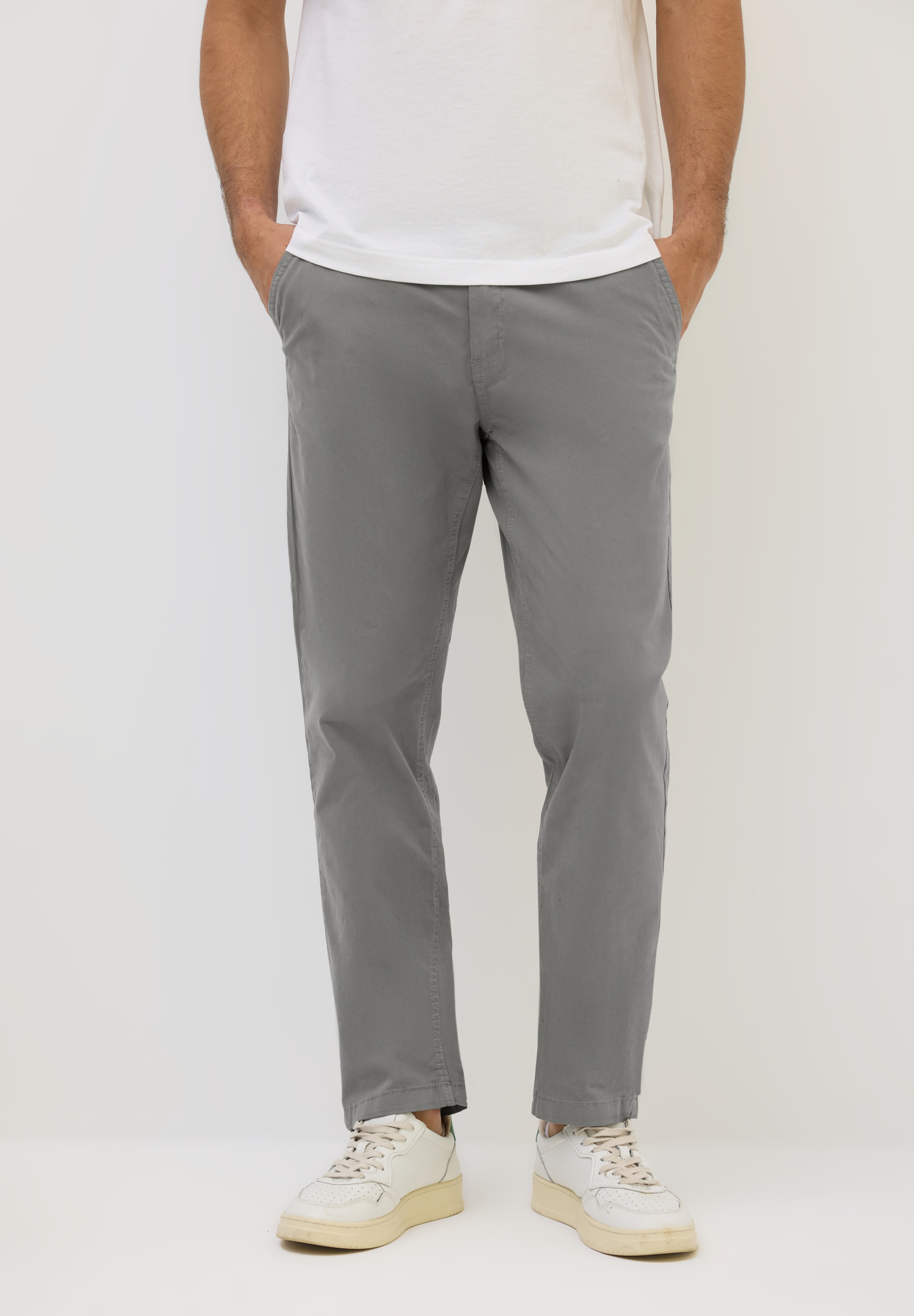 STREET ONE MEN Chinohose, aus Baumwolle mit Stretchanteil günstig online kaufen