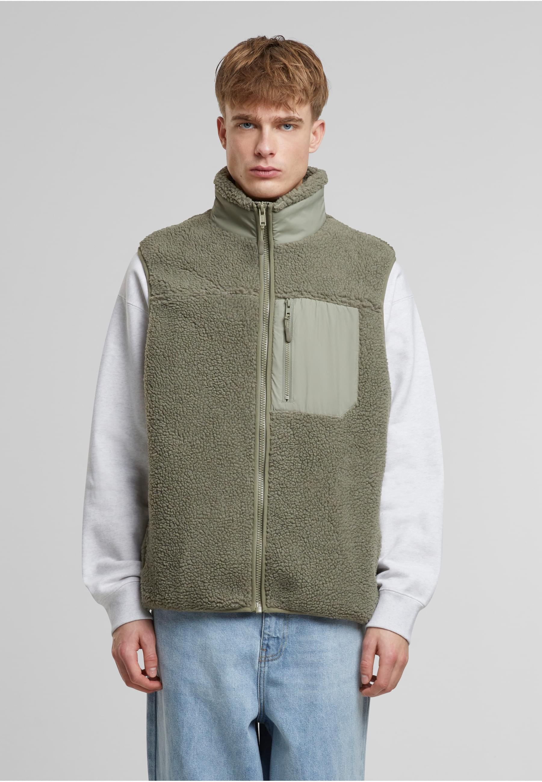 URBAN CLASSICS Steppweste »Urban Classics Sherpa Vest«, (1 tlg.)