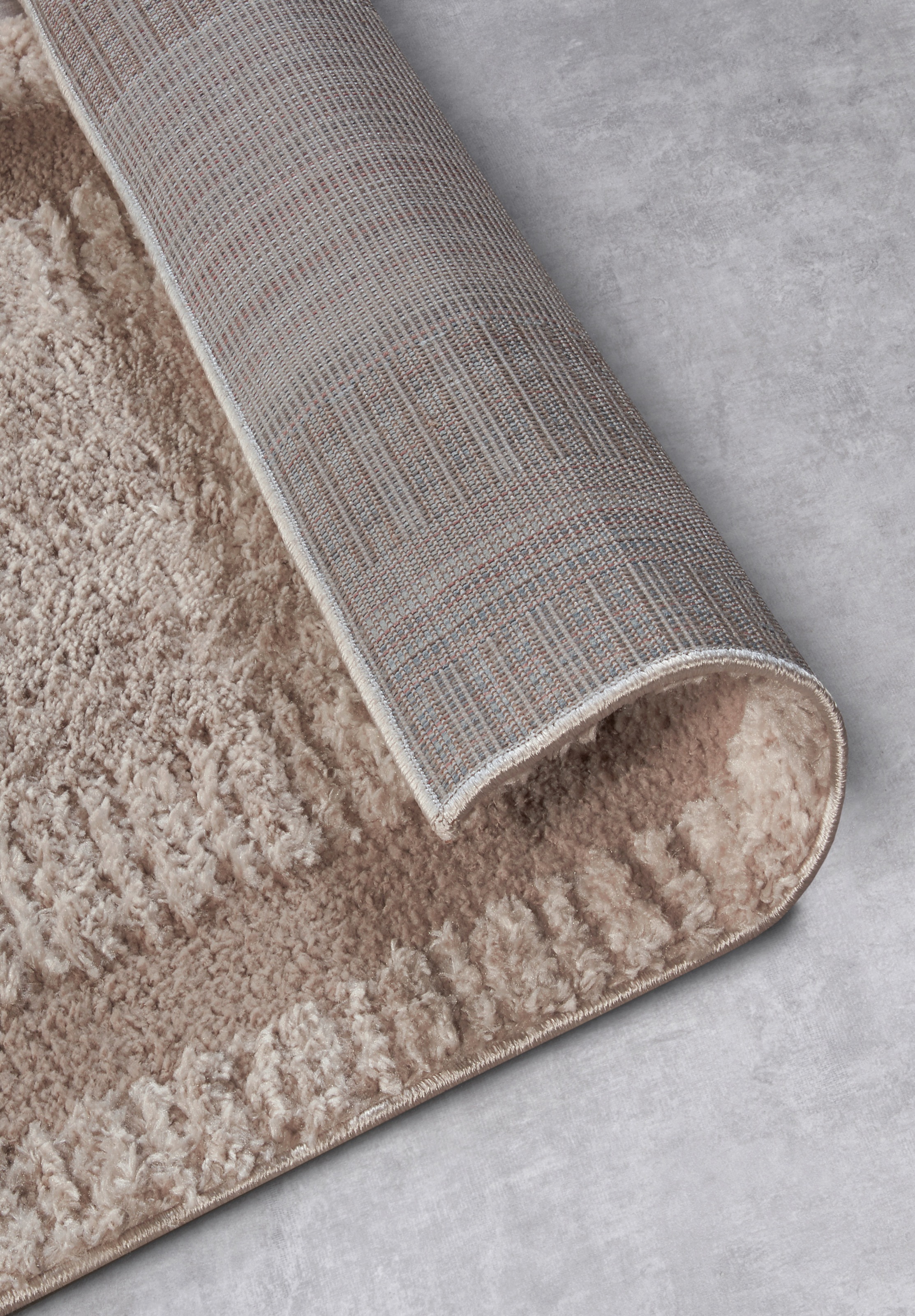 ELLE DECORATION Designteppich »Bartoux«, rechteckig, 18 mm Höhe, Hochflor, Shaggy, Läufer, weich, Langflor, modern, Hoch Tief Effekt
