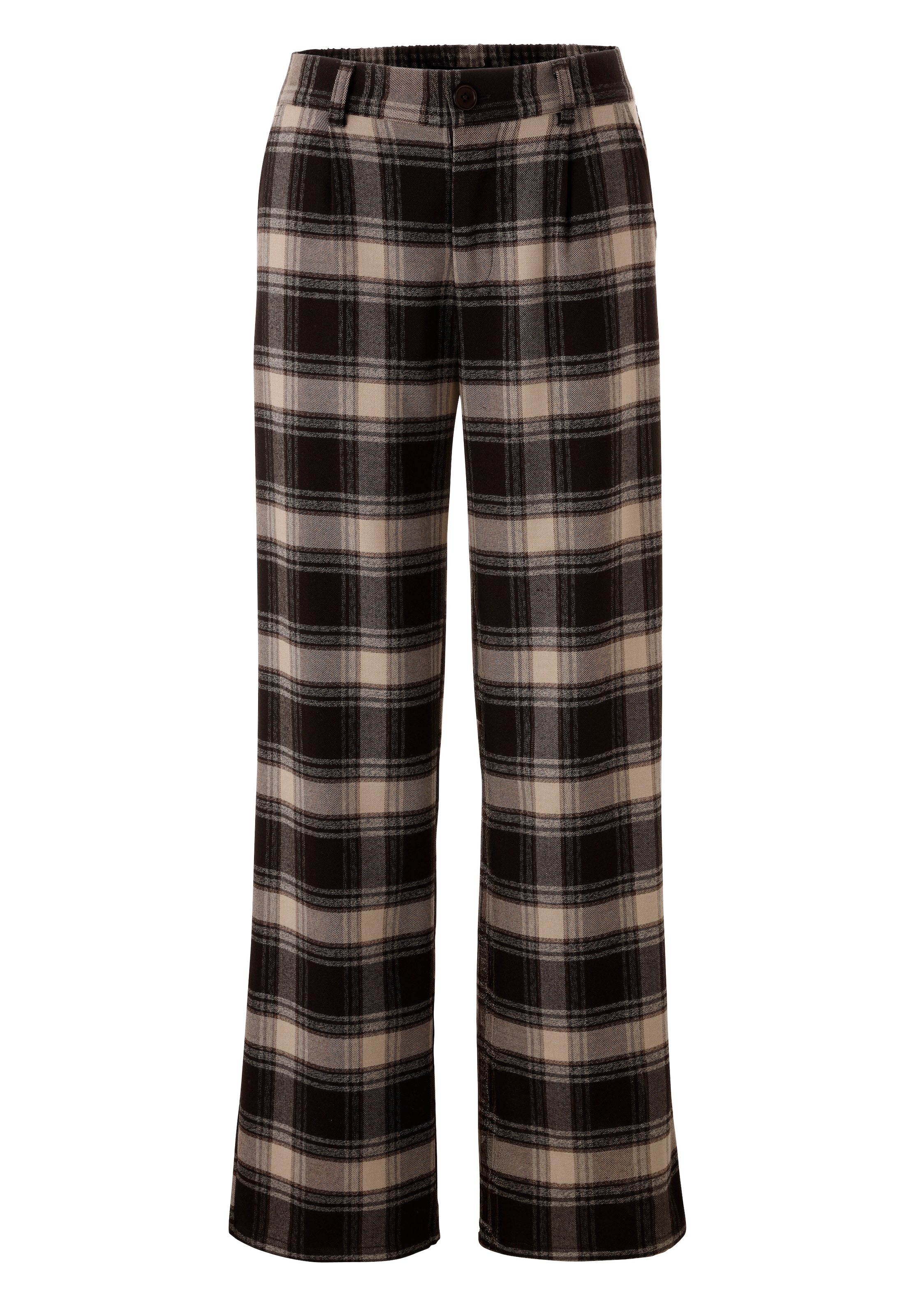 Aniston CASUAL Stoffhose  im farbharmonischen Karo-Dessin - NEUE KOLLEKTION