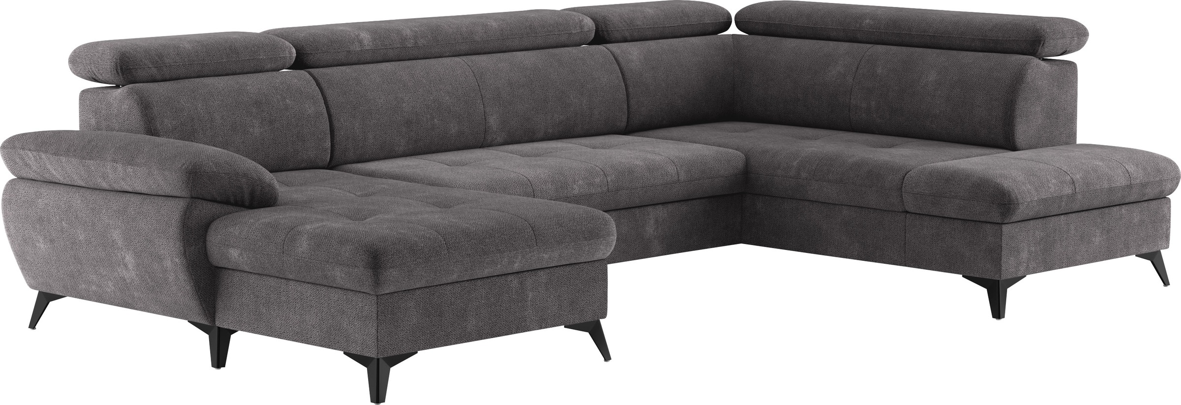 COTTA Wohnlandschaft »Hudson U-Form«, mit Kopfteilverstellung, wahlweise mit Bettfunktion & Bettkasten