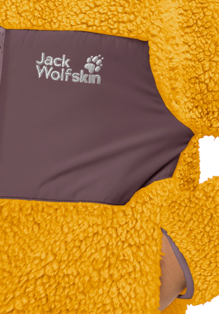 Jack Wolfskin Fleecejacke »ICE CURL JACKET K« Fleecejacke, kuschelig, warm und atmungsaktiv