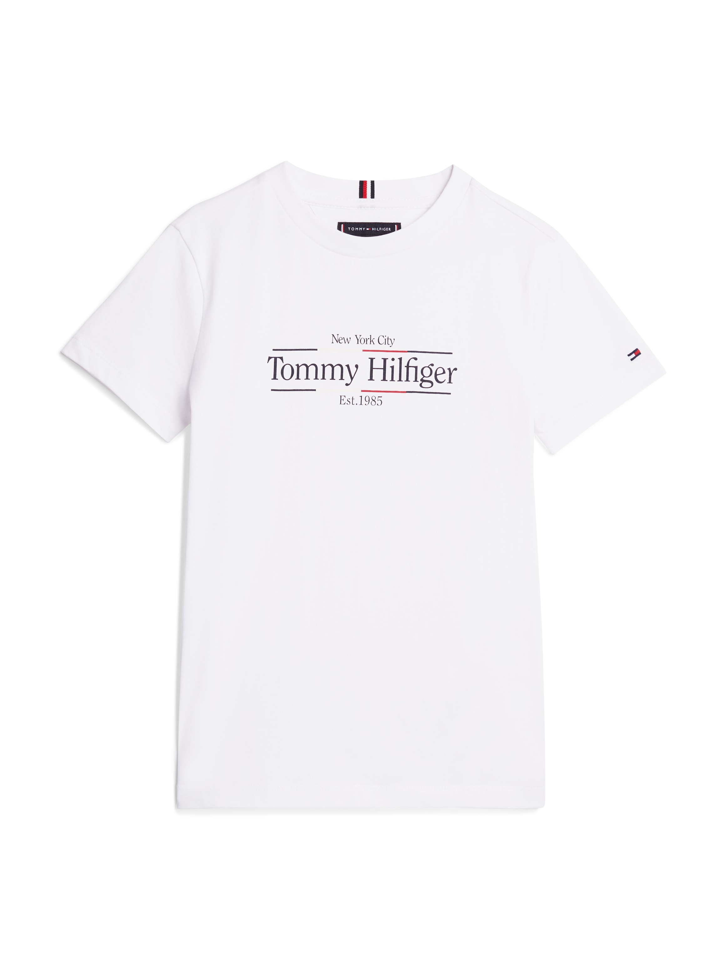 Tommy Hilfiger Kurzarmshirt »ICON PRINT REGULAR TEE SS«, Kinder bis 16 Jahre mit Logoprägung