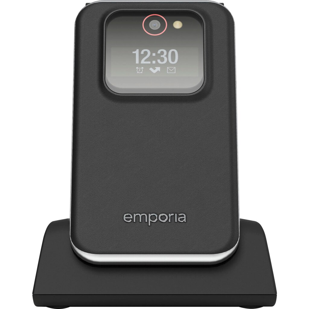 Emporia Smartphone »JOY-LTE«, schwarz, 7,11 cm/2,8 Zoll, 2 MP Kamera